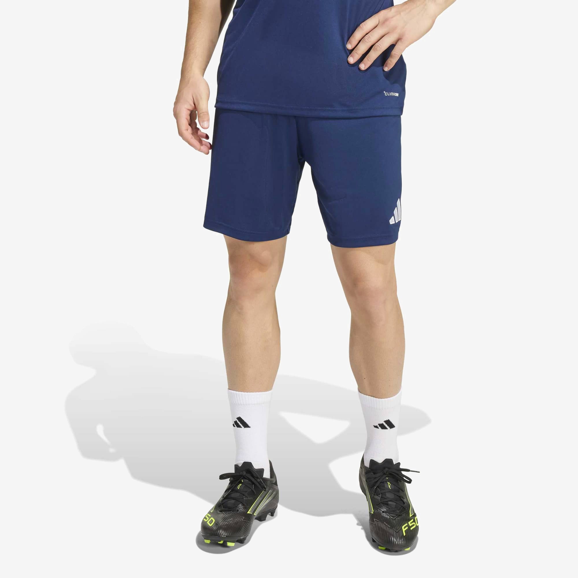 adidas Entrada 26 Men's Soccer Shorts - Team Navy Blue 2 / White