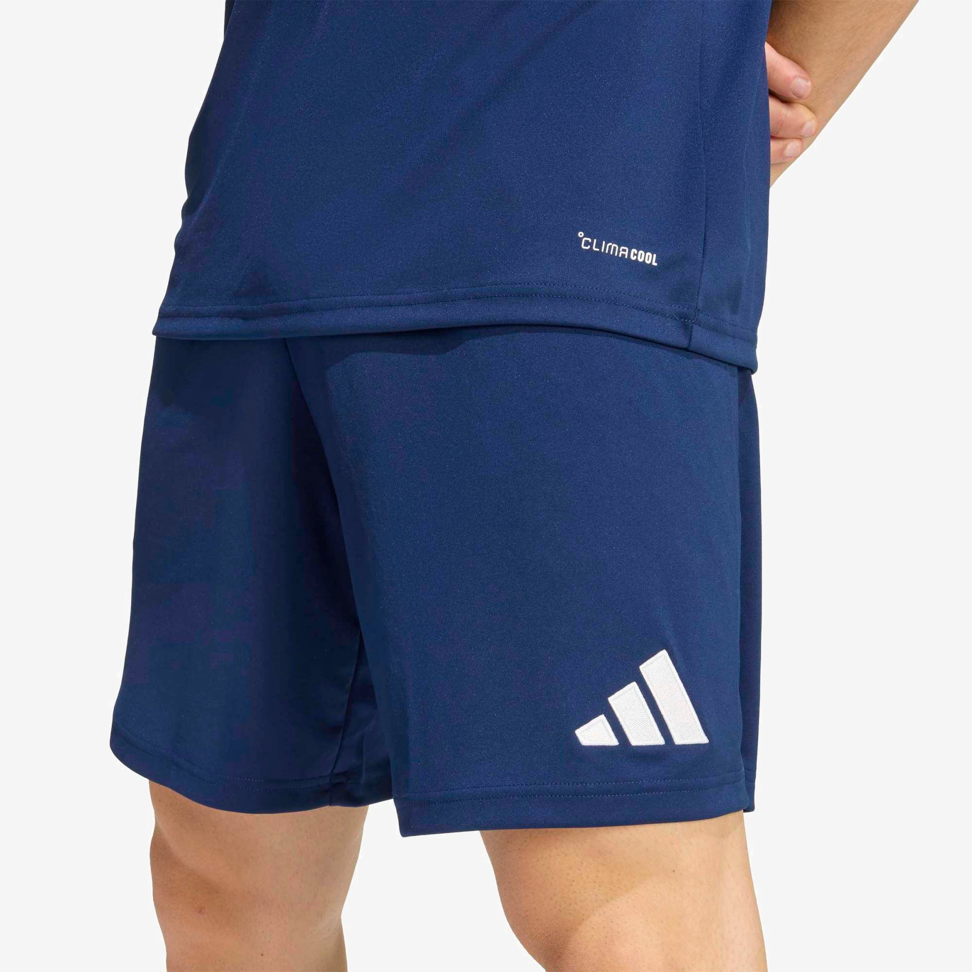 adidas Entrada 26 Men's Soccer Shorts - Team Navy Blue 2 / White