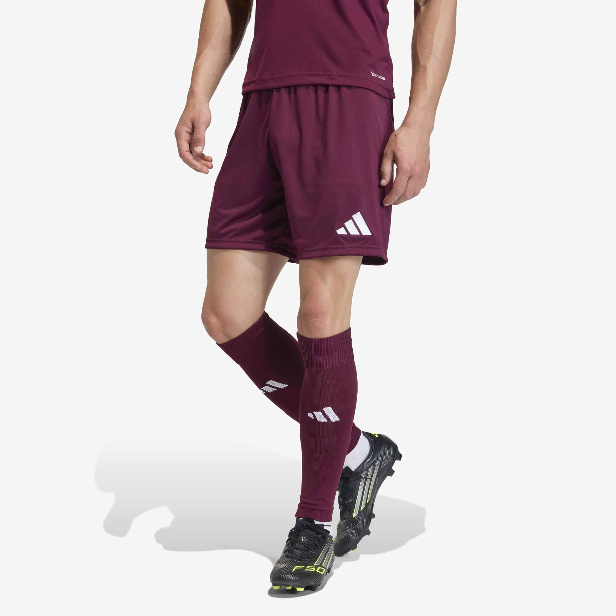 adidas Entrada 26 Men's Soccer Shorts - Team Maroon 2 / White