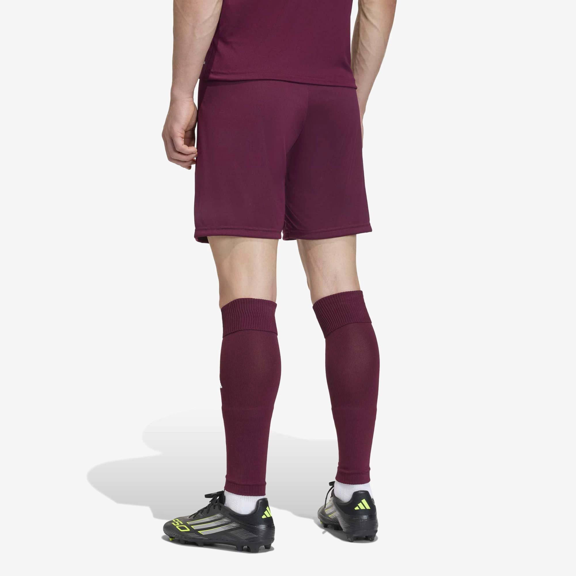 adidas Entrada 26 Men's Soccer Shorts - Team Maroon 2 / White