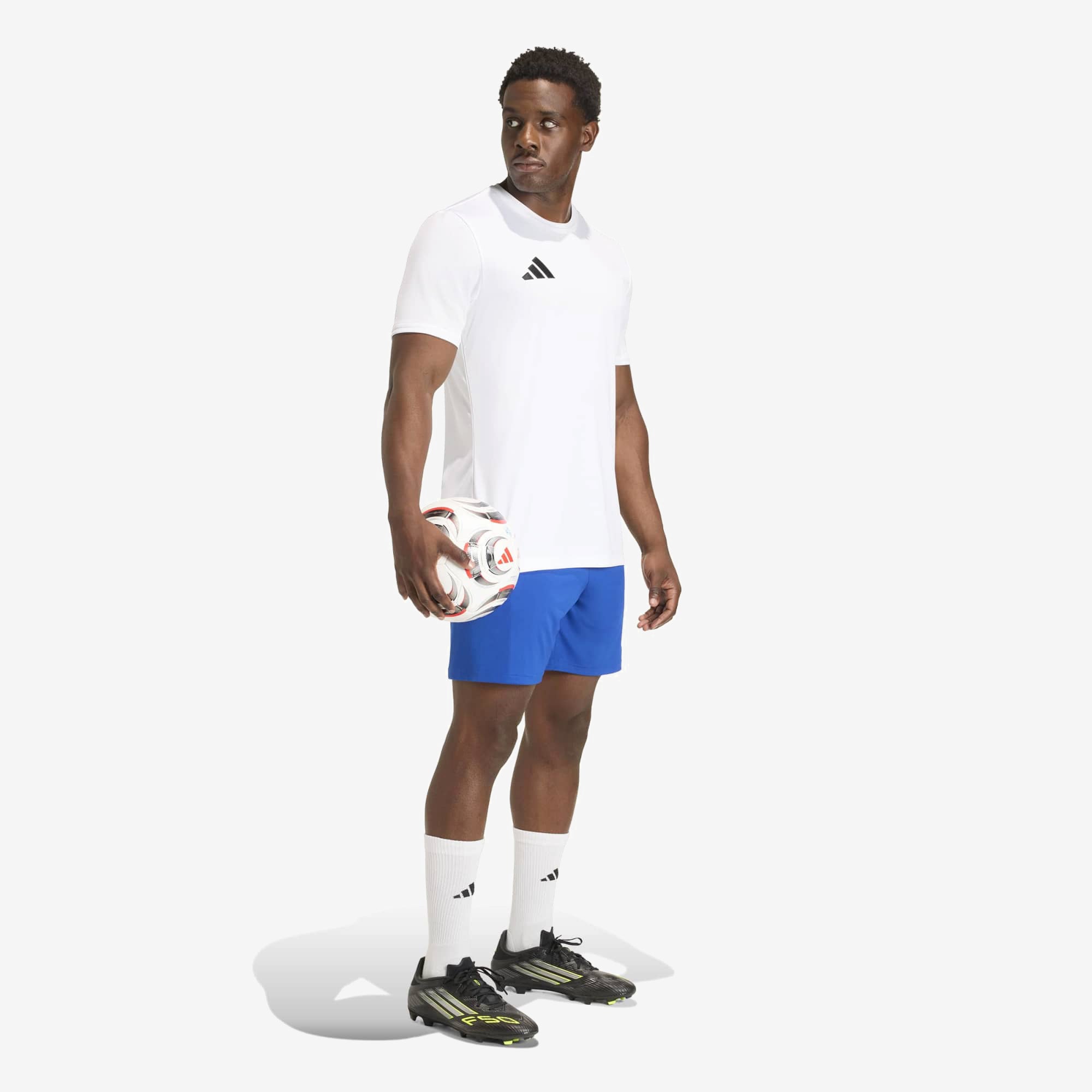 adidas Entrada 26 Men's Soccer Shorts - Team Royal Blue / White