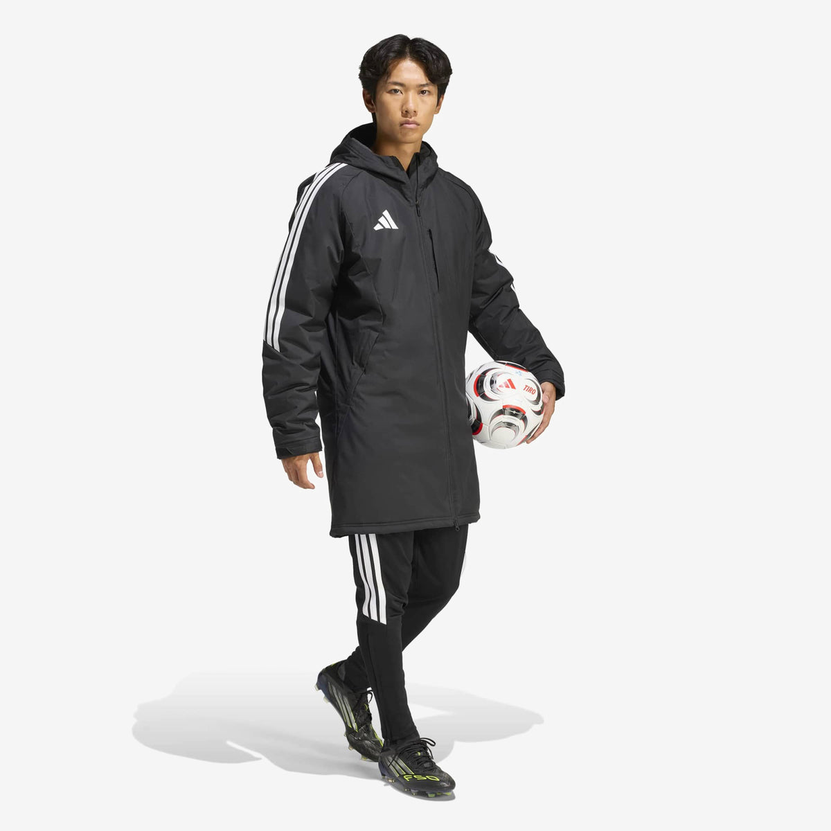 adidas Tiro 26 Stadium Men's Parka - Black / White
