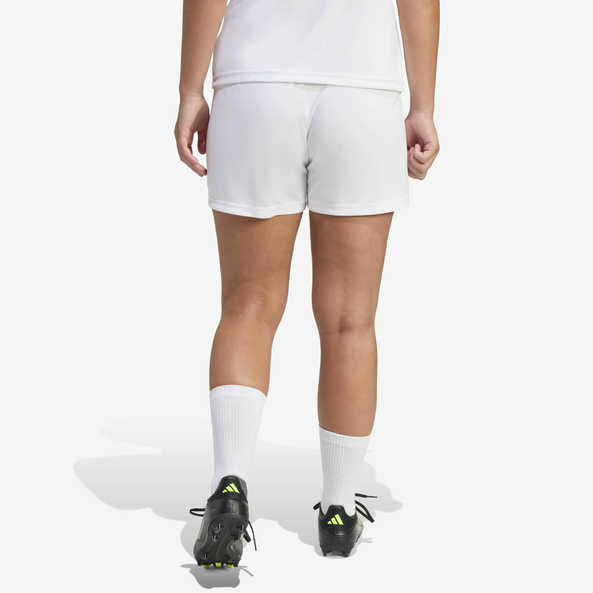 adidas Entrada 26 Short Length Women's Soccer Shorts - White / Black