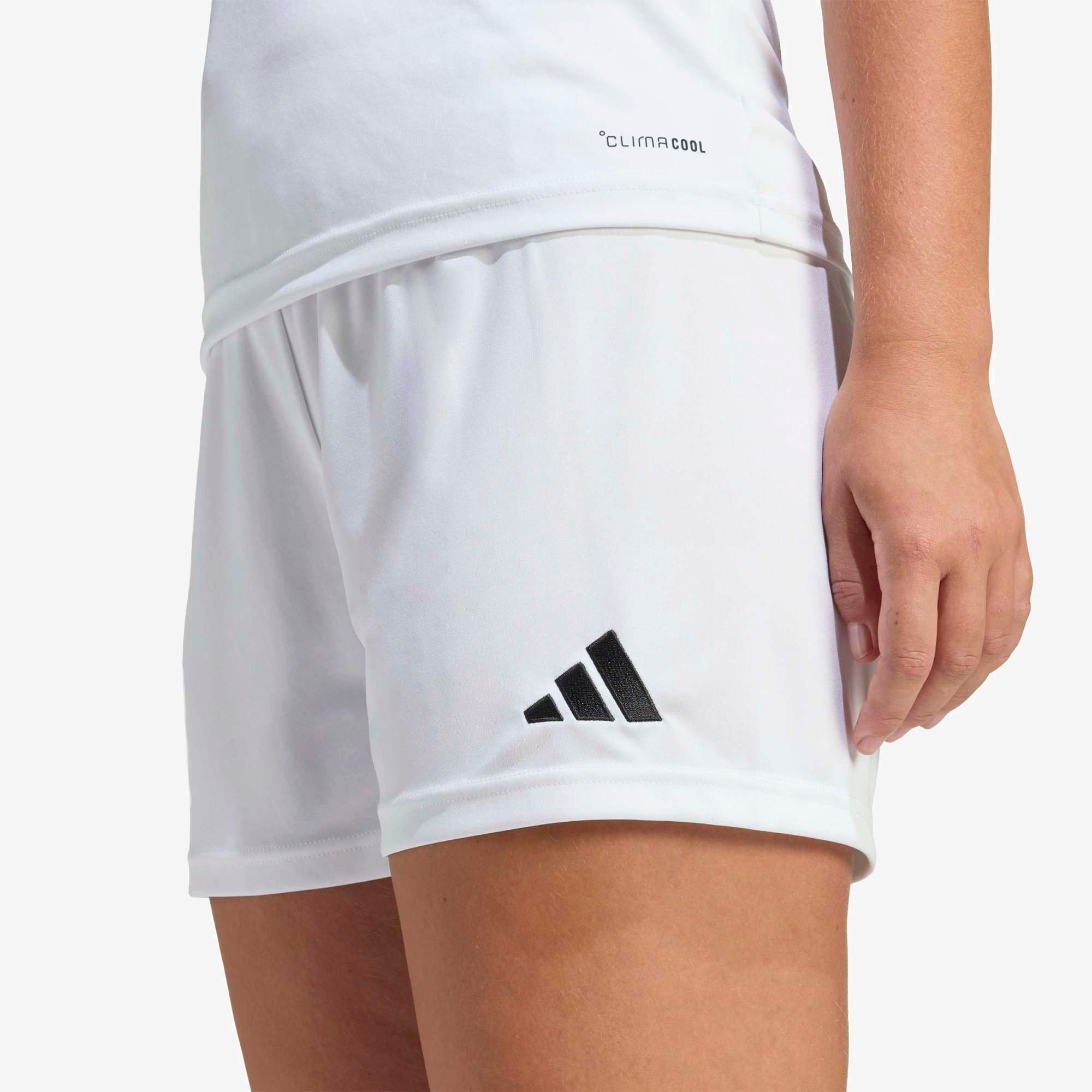 adidas Entrada 26 Short Length Women's Soccer Shorts - White / Black