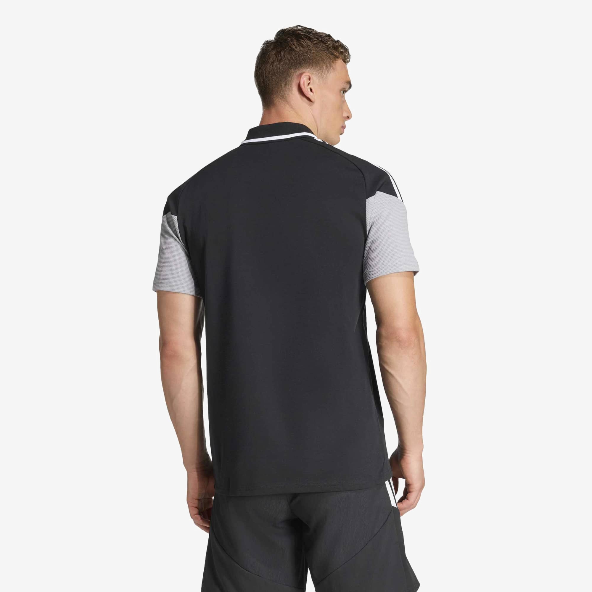 adidas Tiro 26 Competition Men's Polo Shirt - Black / Light Onix / White