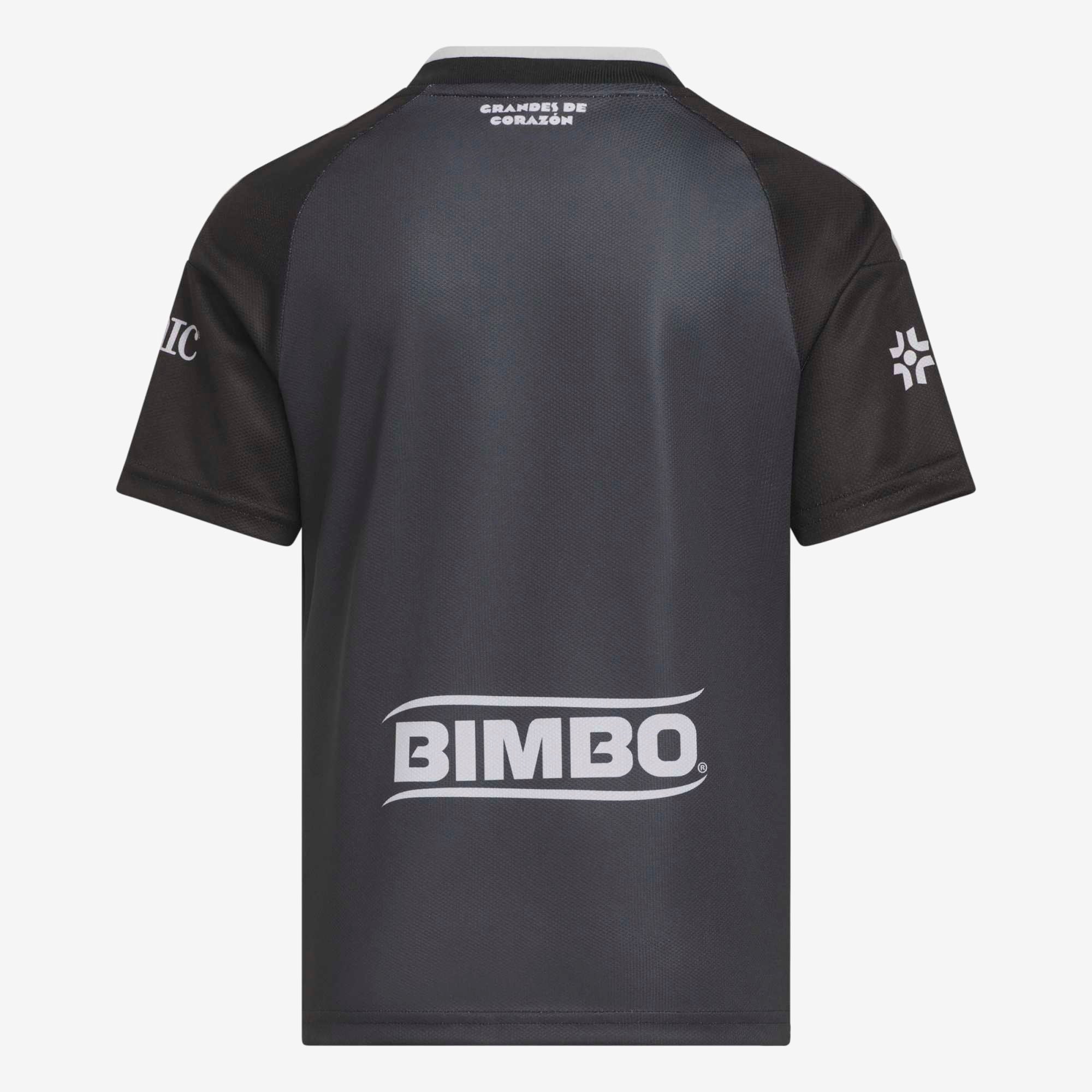 adidas Club America 2026/27 Stadium Away Big Kids' Soccer Jersey - Black / Carbon