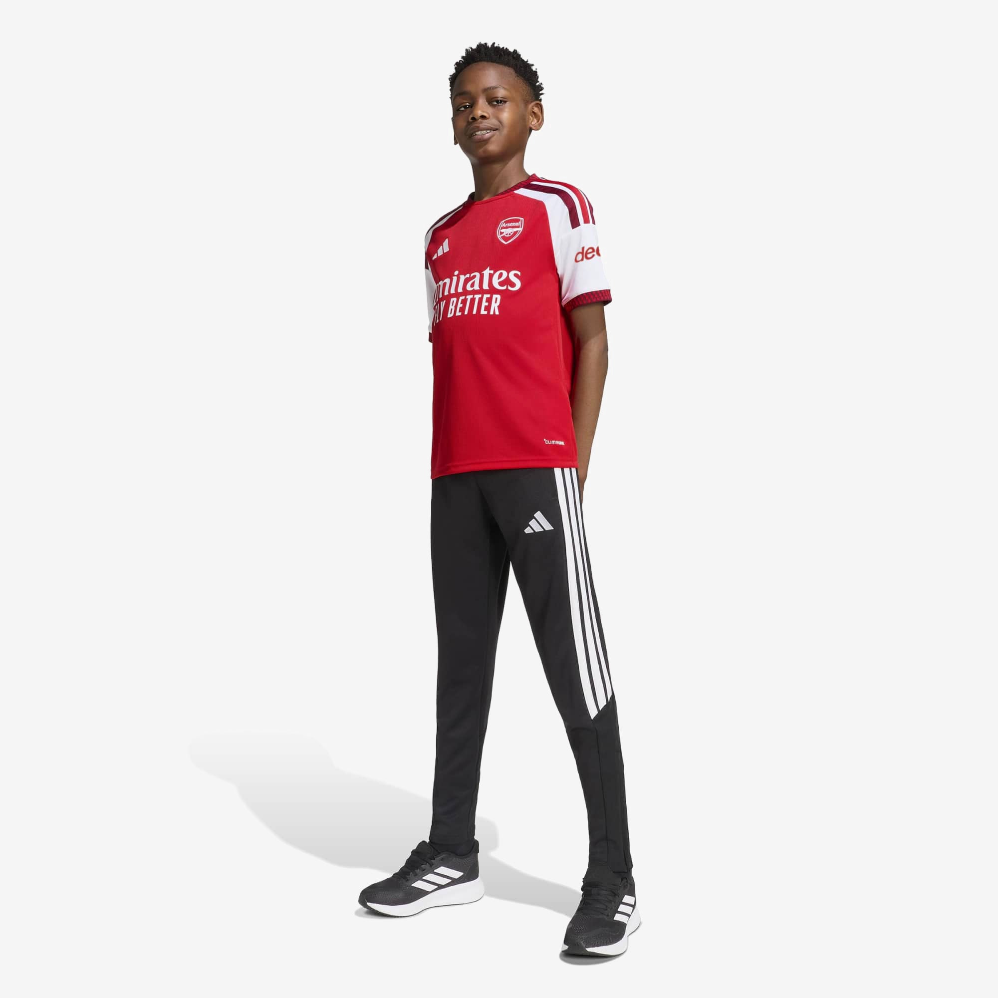 adidas Arsenal FC 2026/27 Stadium Home Big Kids' Soccer Jersey - Better Scarlet