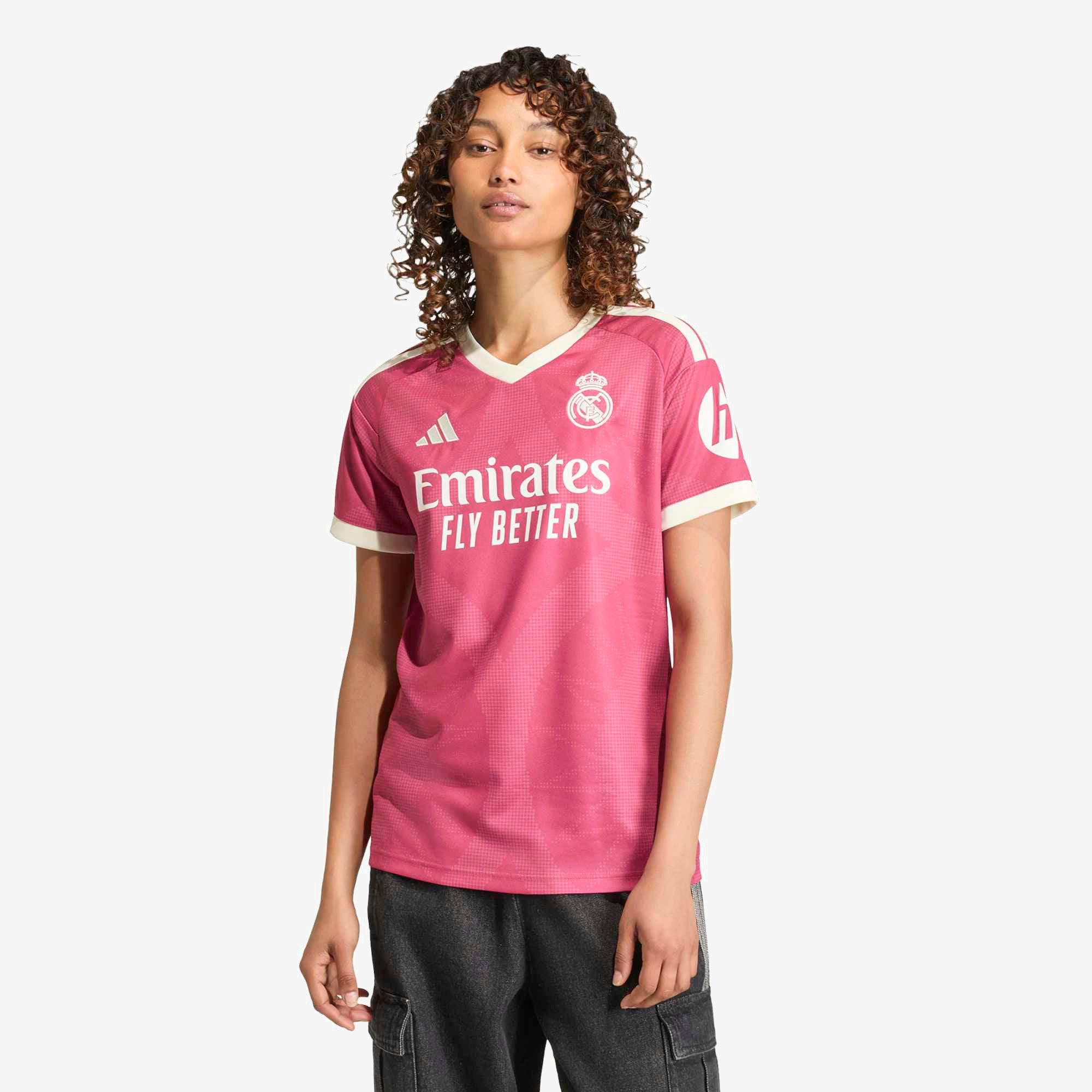 adidas Real Madrid 2026/27 Stadium Third Women's Soccer Jersey - Wild Pink