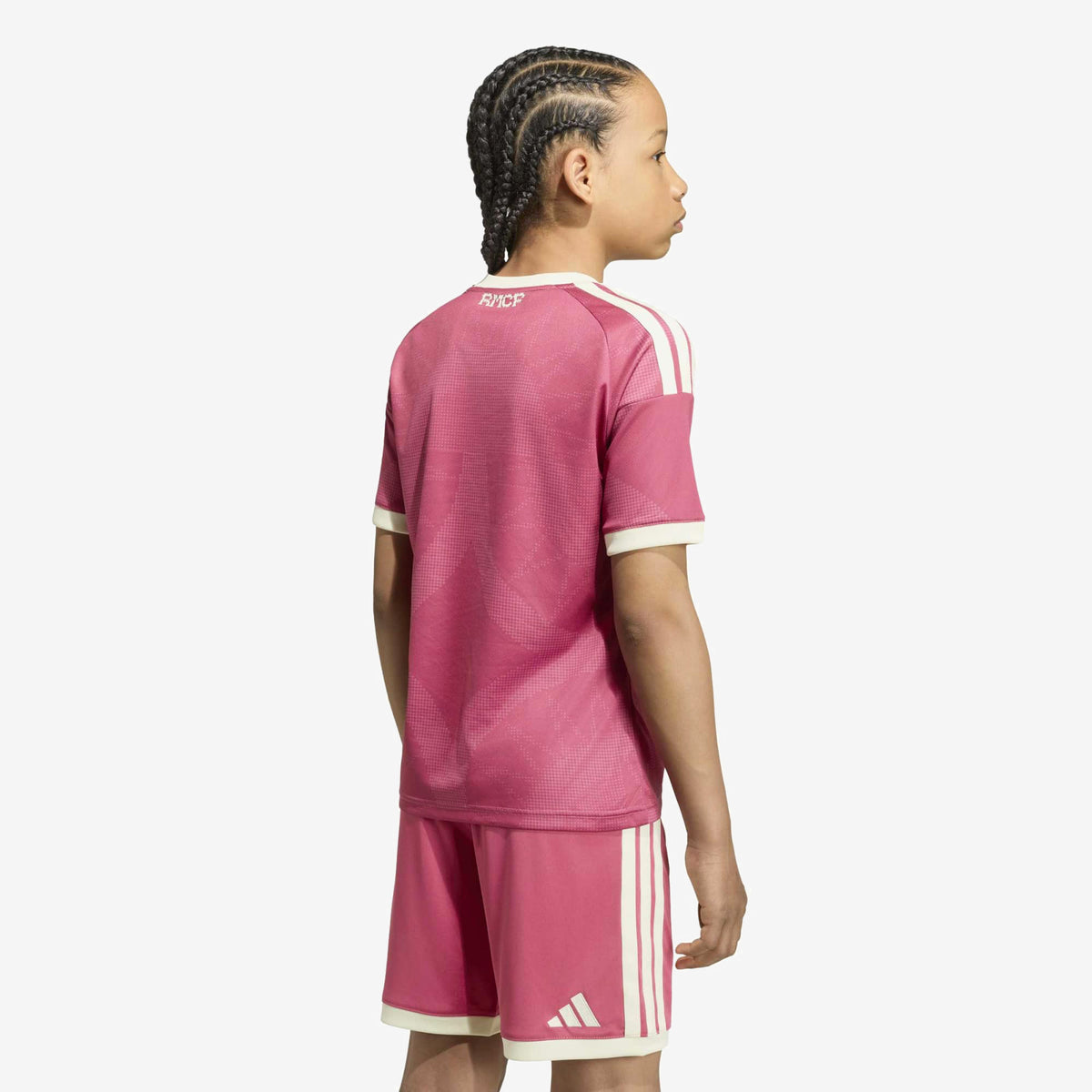 adidas Real Madrid 2026/27 Stadium Third Big Kids' Soccer Jersey - Wild Pink