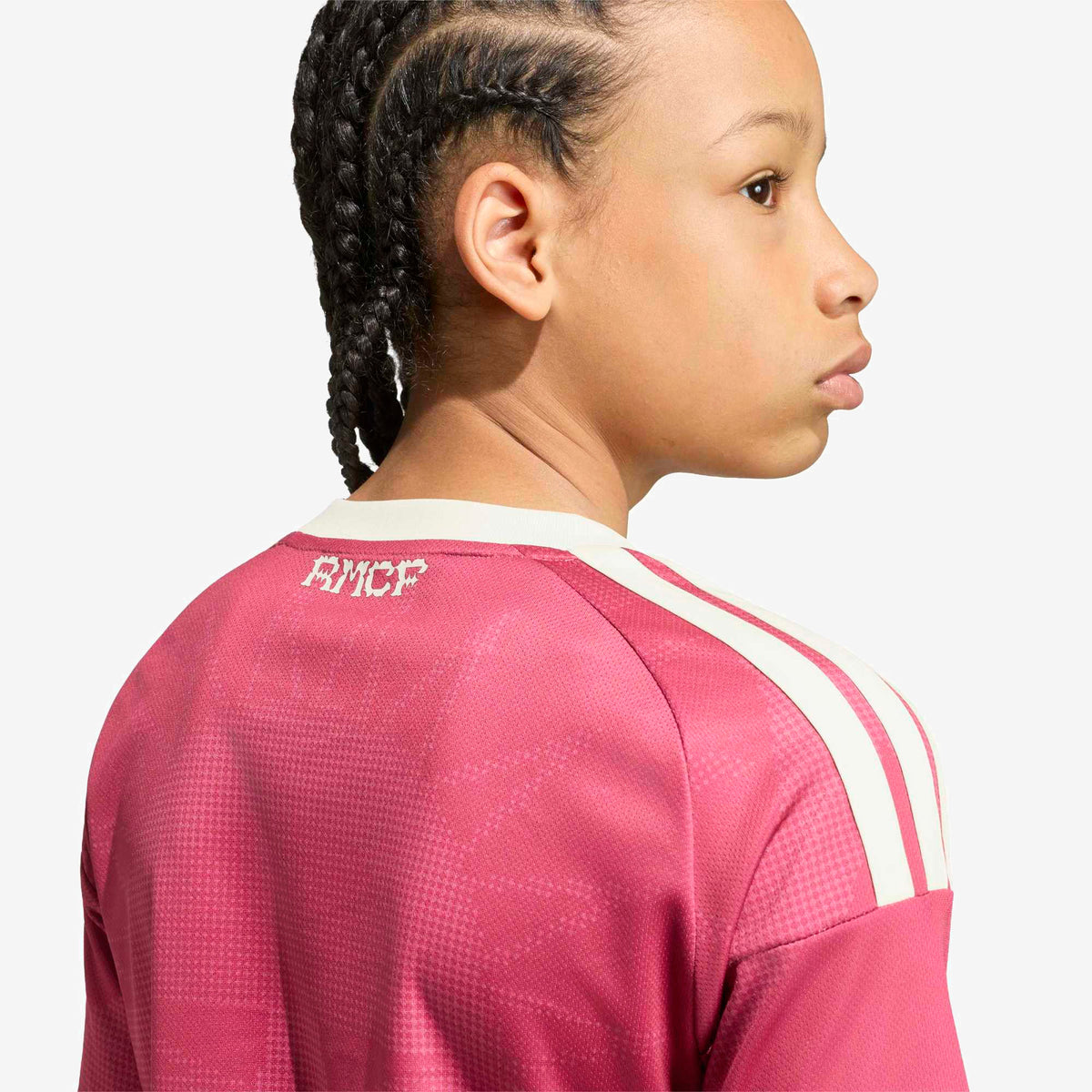 adidas Real Madrid 2026/27 Stadium Third Big Kids' Soccer Jersey - Wild Pink