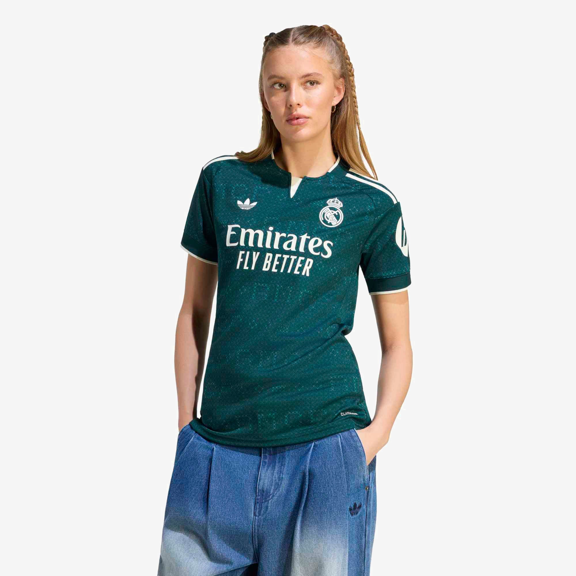 adidas Real Madrid 2026/27 Stadium Away Women's Soccer Jersey - Aurora Ivy