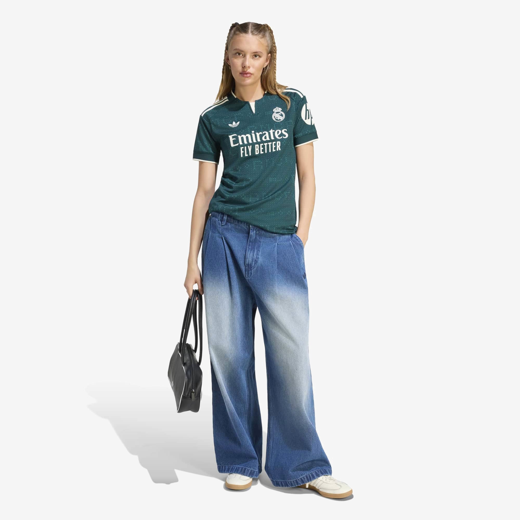 adidas Real Madrid 2026/27 Stadium Away Women's Soccer Jersey - Aurora Ivy