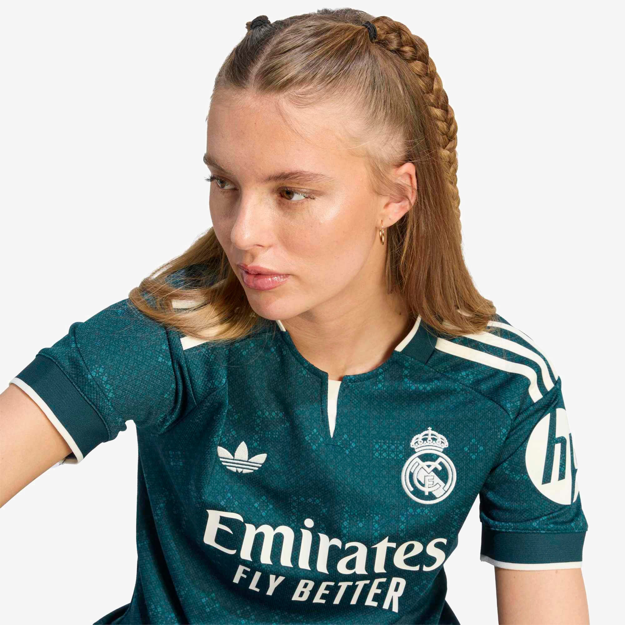 adidas Real Madrid 2026/27 Stadium Away Women's Soccer Jersey - Aurora Ivy
