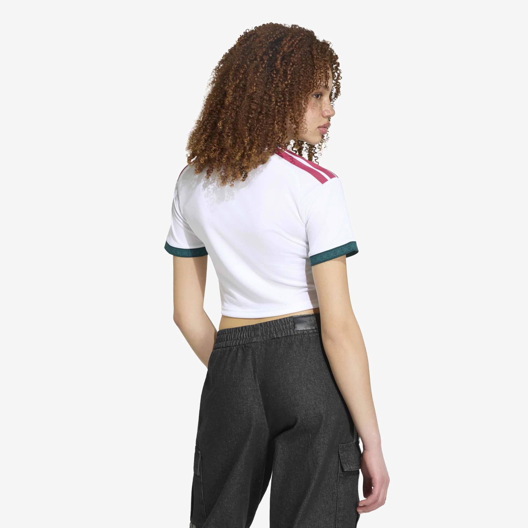 adidas Real Madrid 2026/27 Stadium Home Cropped Women's Soccer Jersey - White