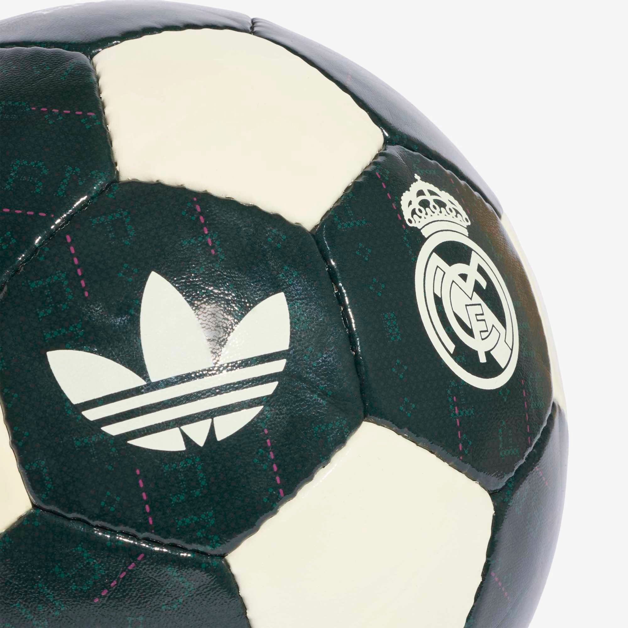 adidas Real Madrid Away Club Soccer Ball - Aurora Ivy / Ivory