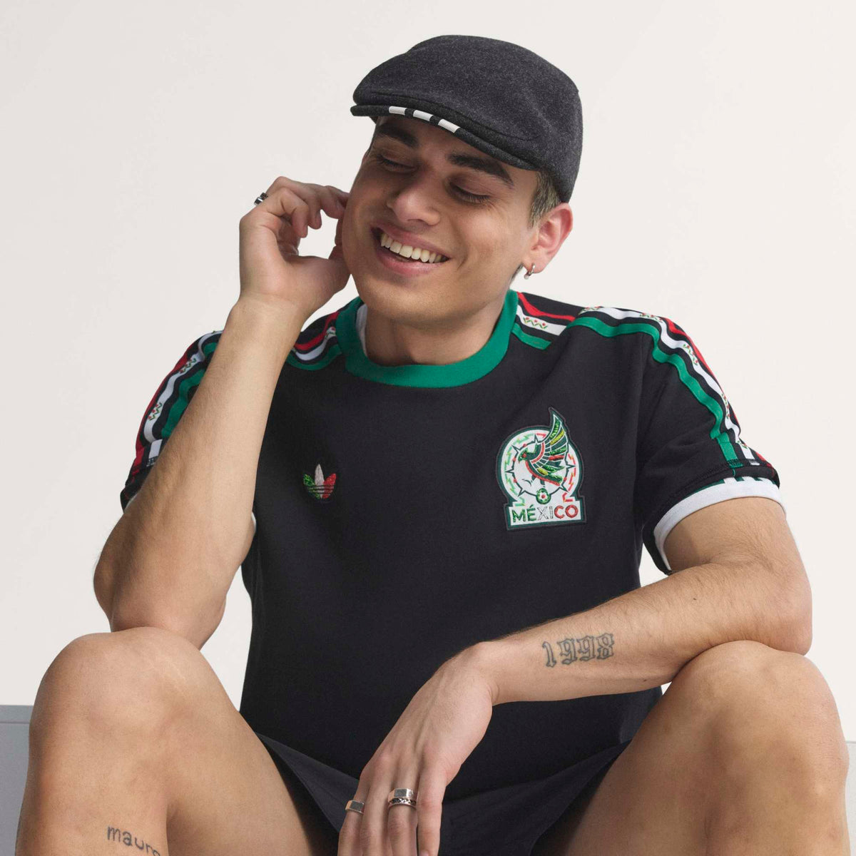 adidas X Someone Somewhere Mexico Men's T-Shirt - Black