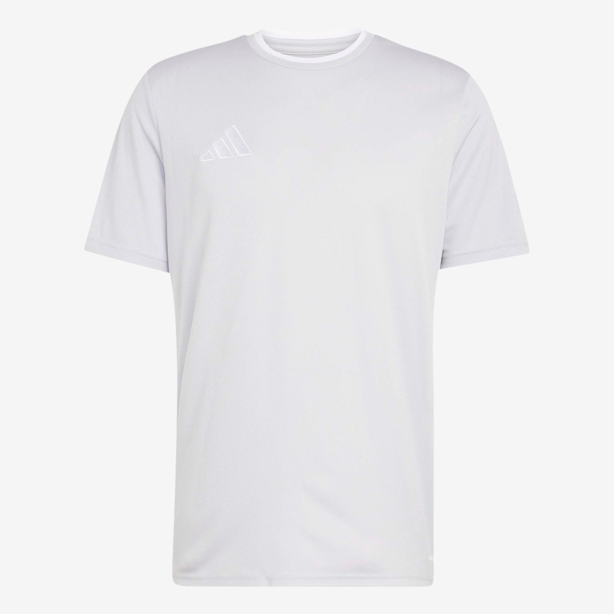 adidas Entrada 26 Polyester Men's T-Shirt - Team Light Grey / White
