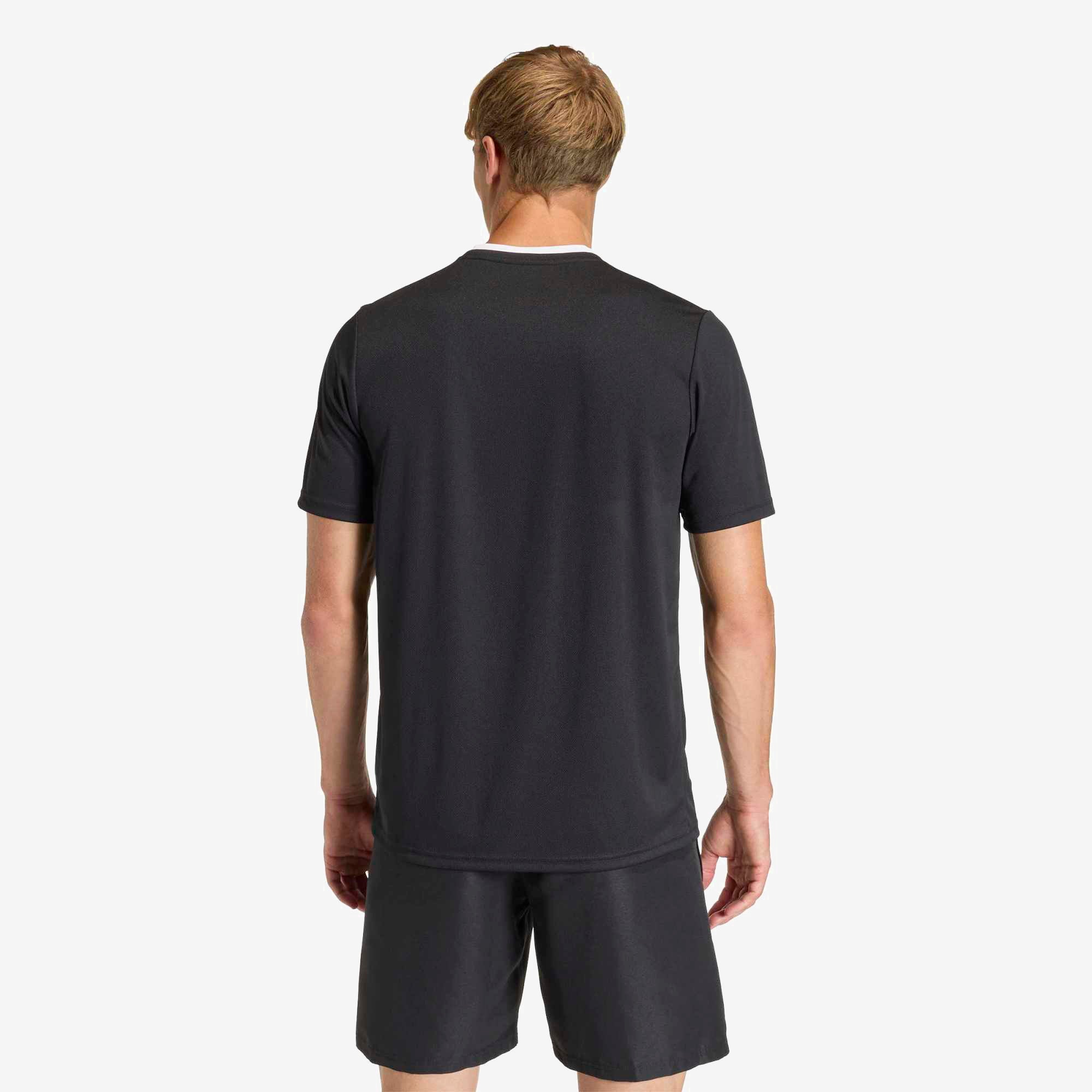 adidas Entrada 26 Polyester Men's T-Shirt - Black / White