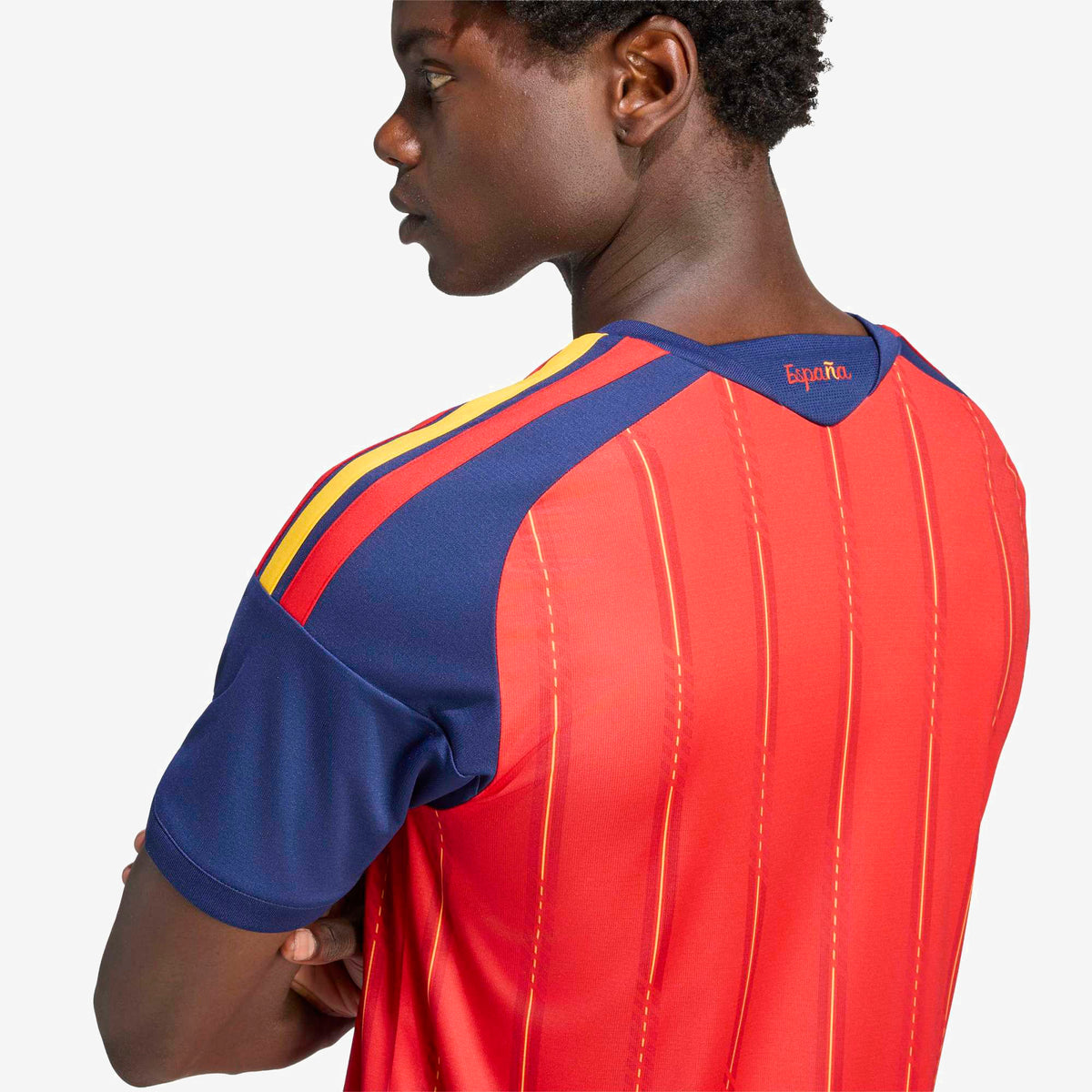 adidas Spain 2026 Stadium Home Winner Men's Soccer Jersey - Vivid Red