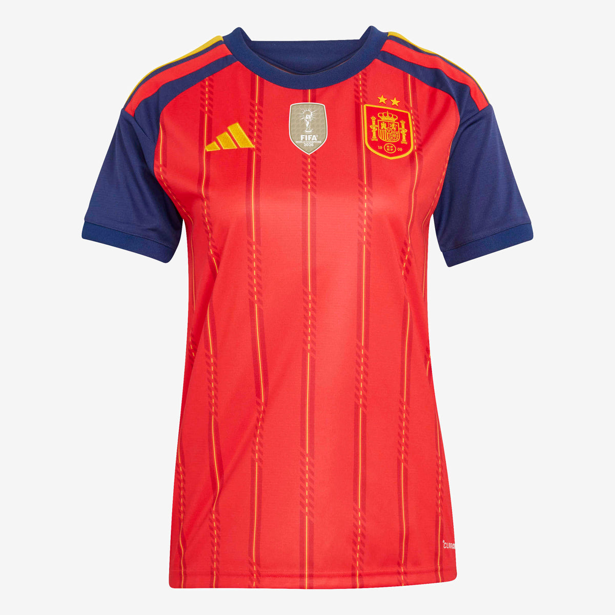 adidas Spain 2026 Stadium Home Winner Women's Soccer Jersey - Vivid Red
