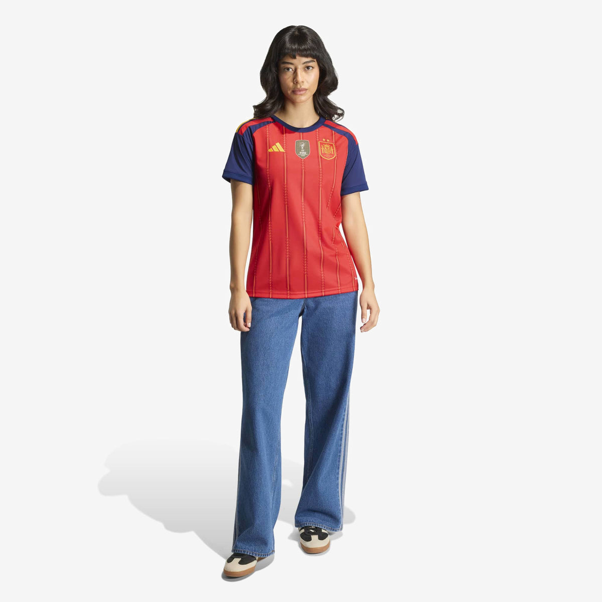 adidas Spain 2026 Stadium Home Winner Women's Soccer Jersey - Vivid Red