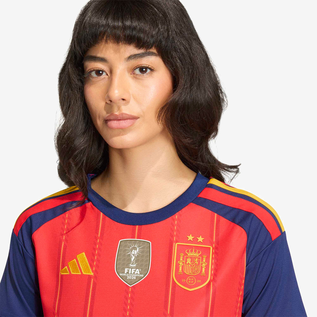 adidas Spain 2026 Stadium Home Winner Women's Soccer Jersey - Vivid Red