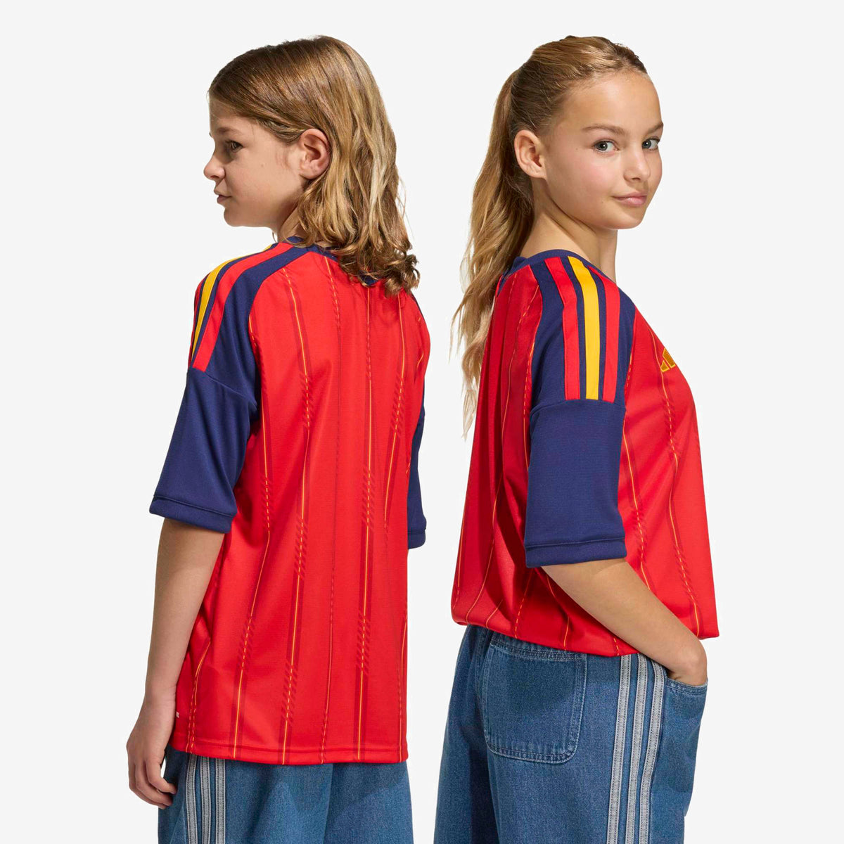 adidas Spain 2026 Home Winner Big Kids' Soccer Jersey - Vivid Red