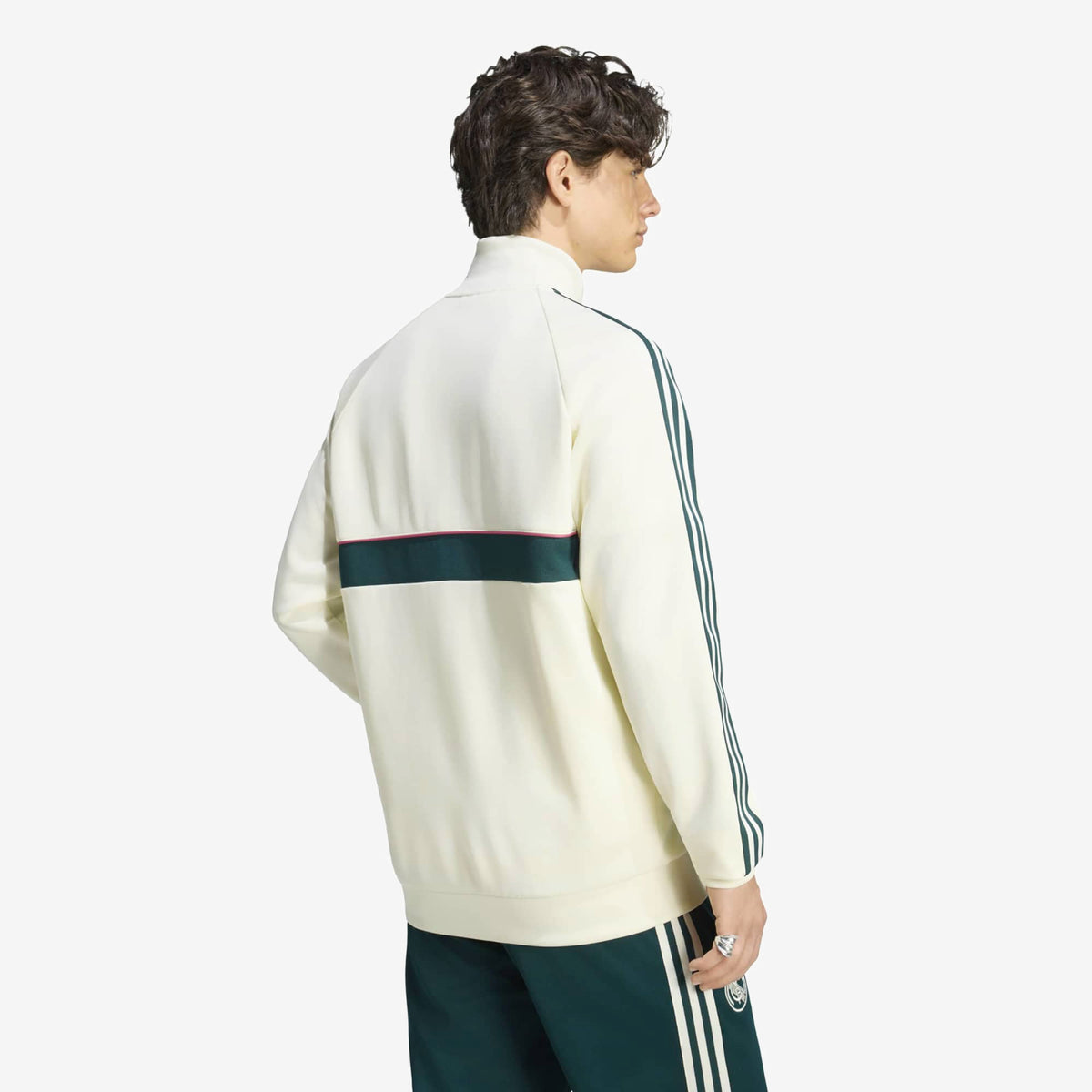 adidas Real Madrid Originals Top Men's Full-Zip Soccer Track Jacket - Ivory