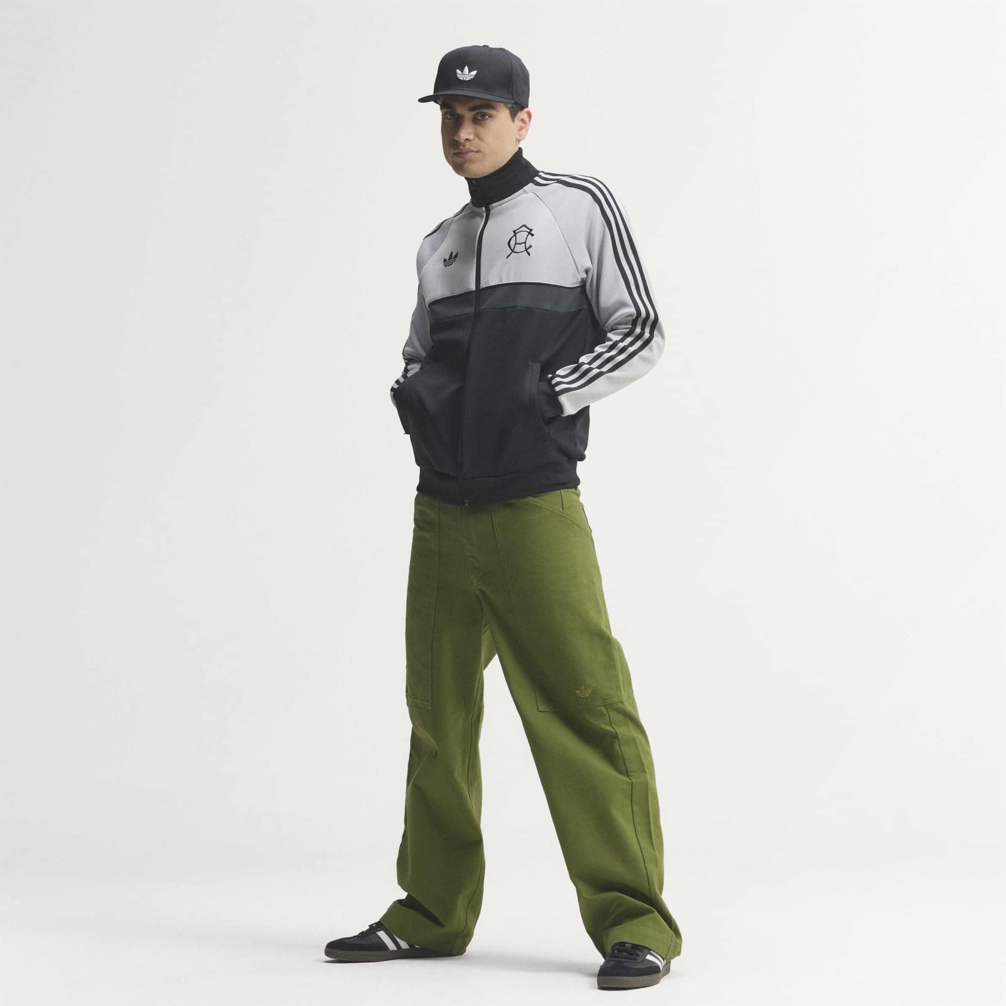 adidas Club America OG Top Men's Full-Zip Soccer Track Jacket - Grey Two / Black