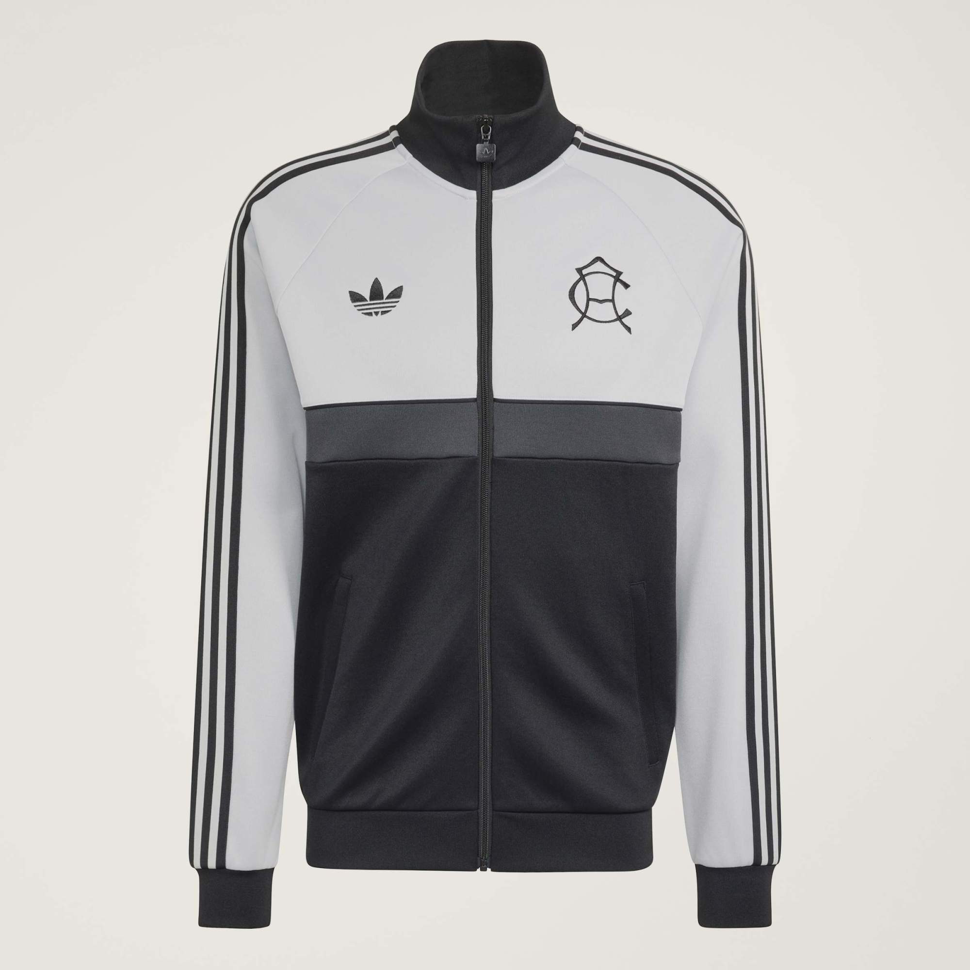 adidas Club America OG Top Men's Full-Zip Soccer Track Jacket - Grey Two / Black