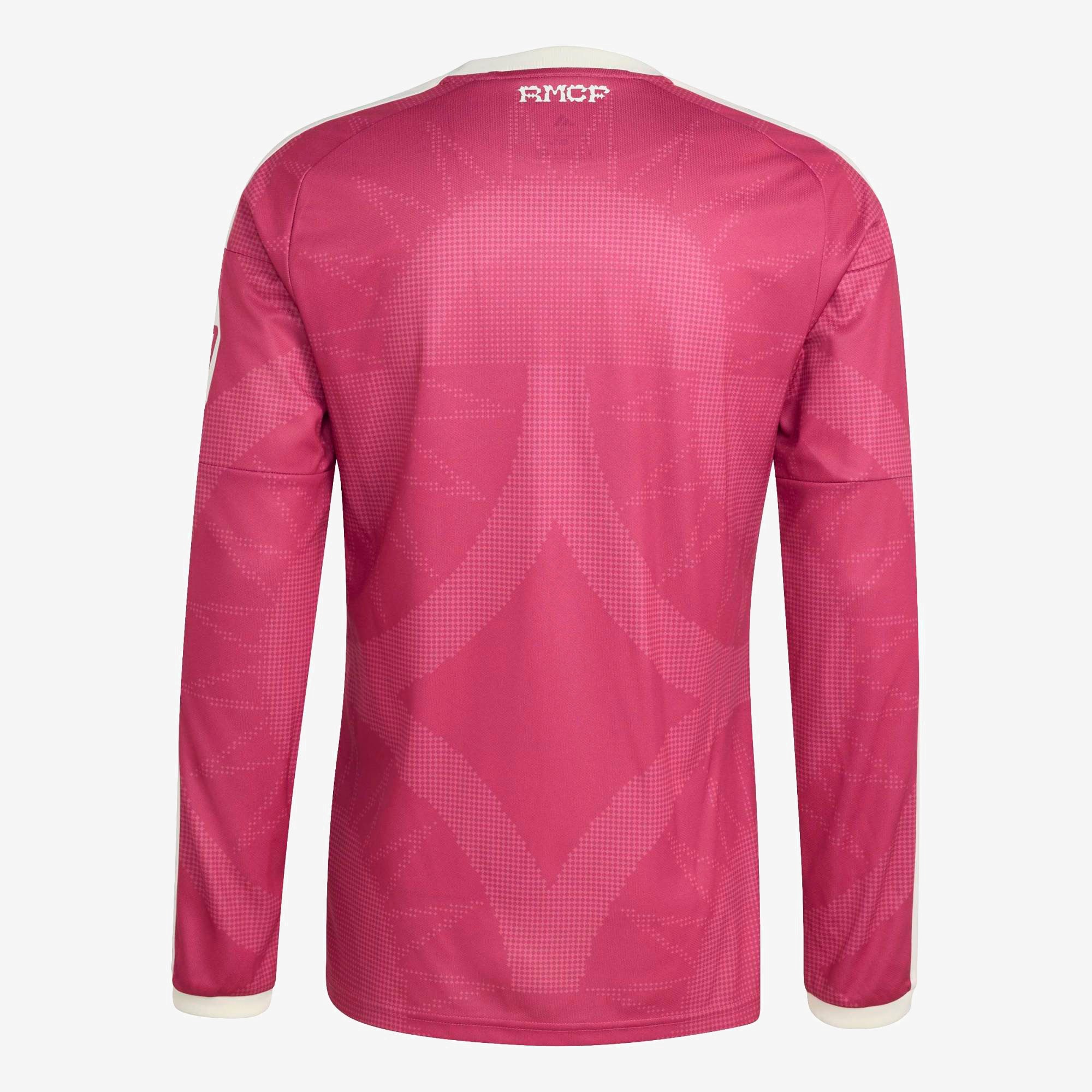 adidas Real Madrid 2026/27 Stadium Third Men's Soccer Long-Sleeve Jersey - Wild Pink