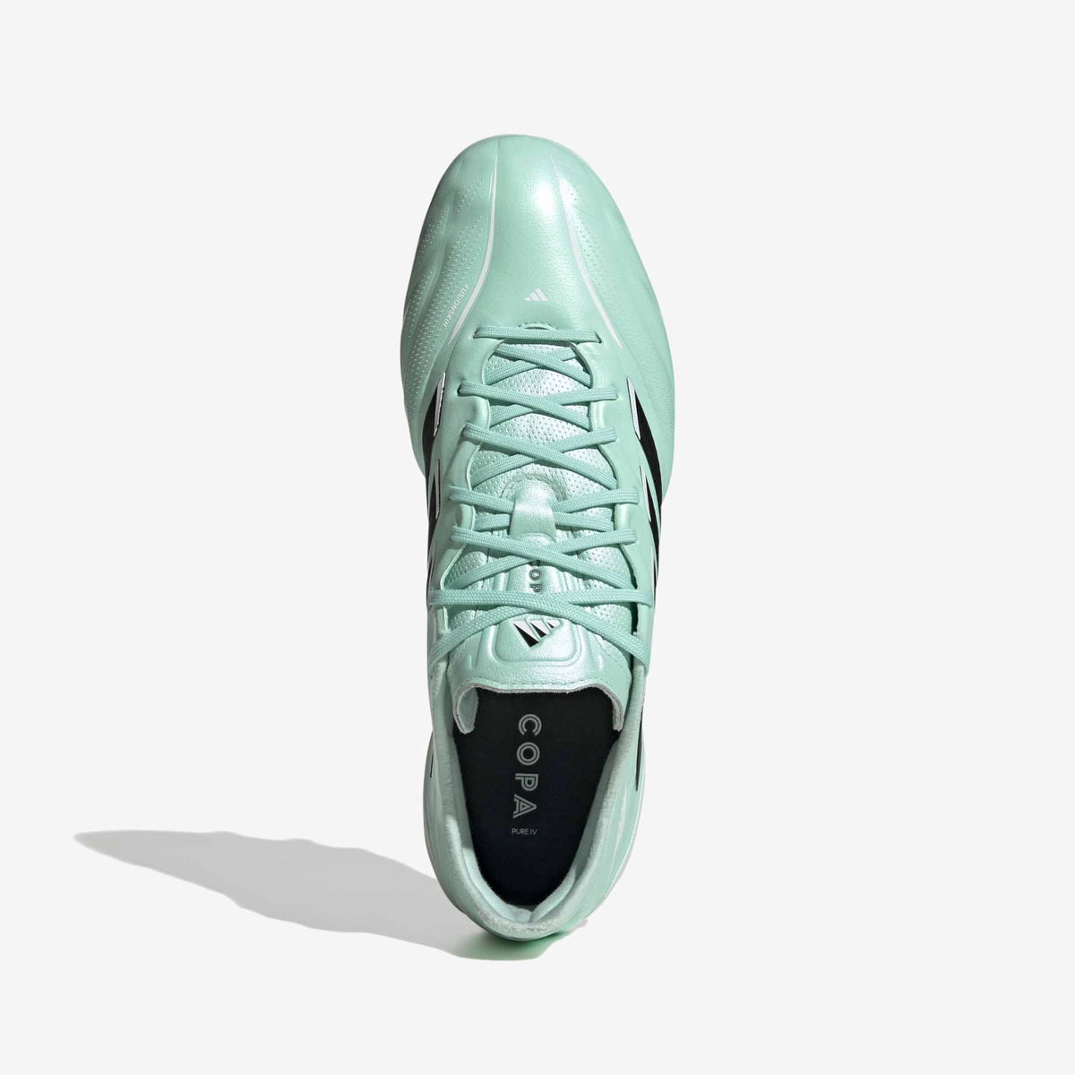 adidas Copa Pure IV Elite Firm-Ground Low-Top Soccer Cleats - Clear Mint / Core Black / Ftwr White