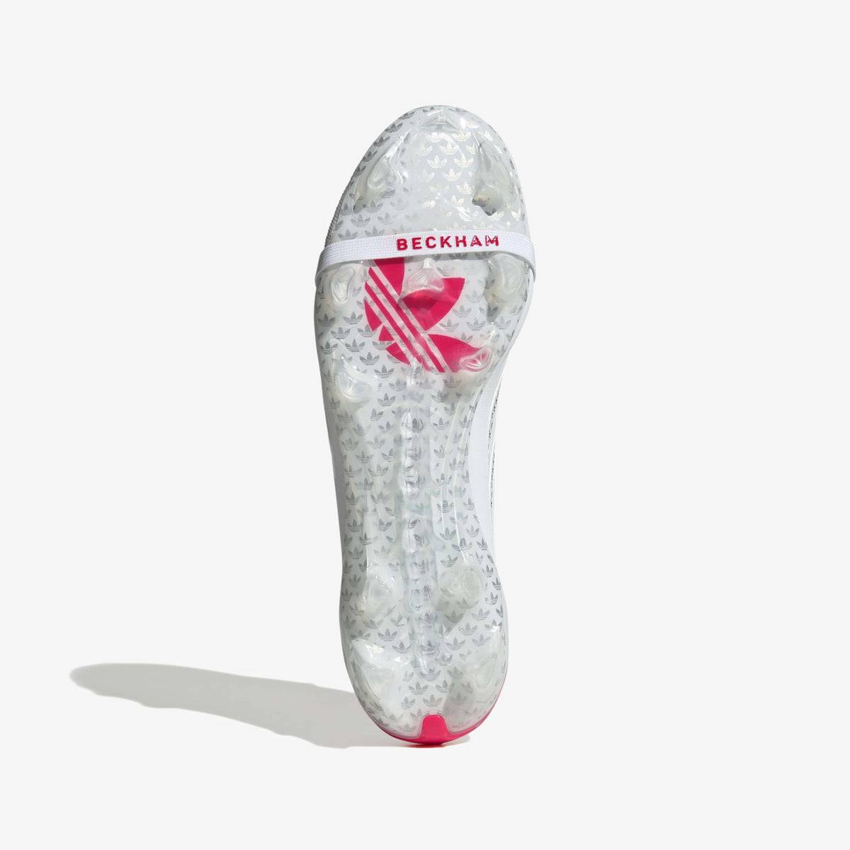 adidas Predator Elite Fold-Over Tongue David Beckham Firm-Ground Low-Top Soccer Cleats - Ftwr White / Silver Met. / Lucid Red