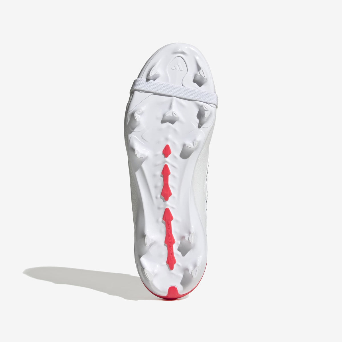 adidas Jr. Predator League Fold- Over Tongue David Beckham Big Kids' Firm-Ground Low-Top Soccer Cleats - Ftwr White / Silver Met. / Lucid Red