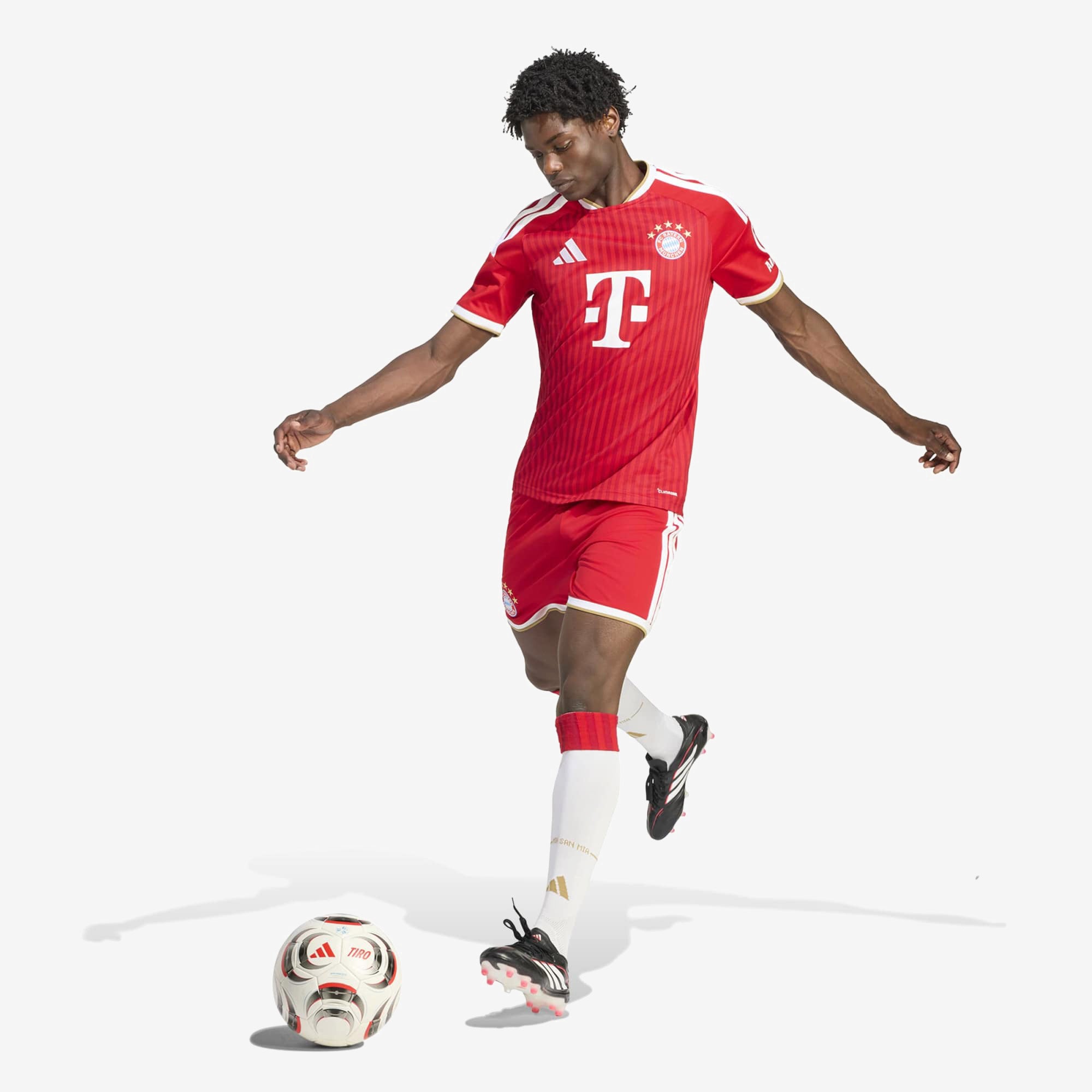 adidas FC Bayern 2026/27 Stadium Home Men's Soccer Jersey - Better Scarlet / White