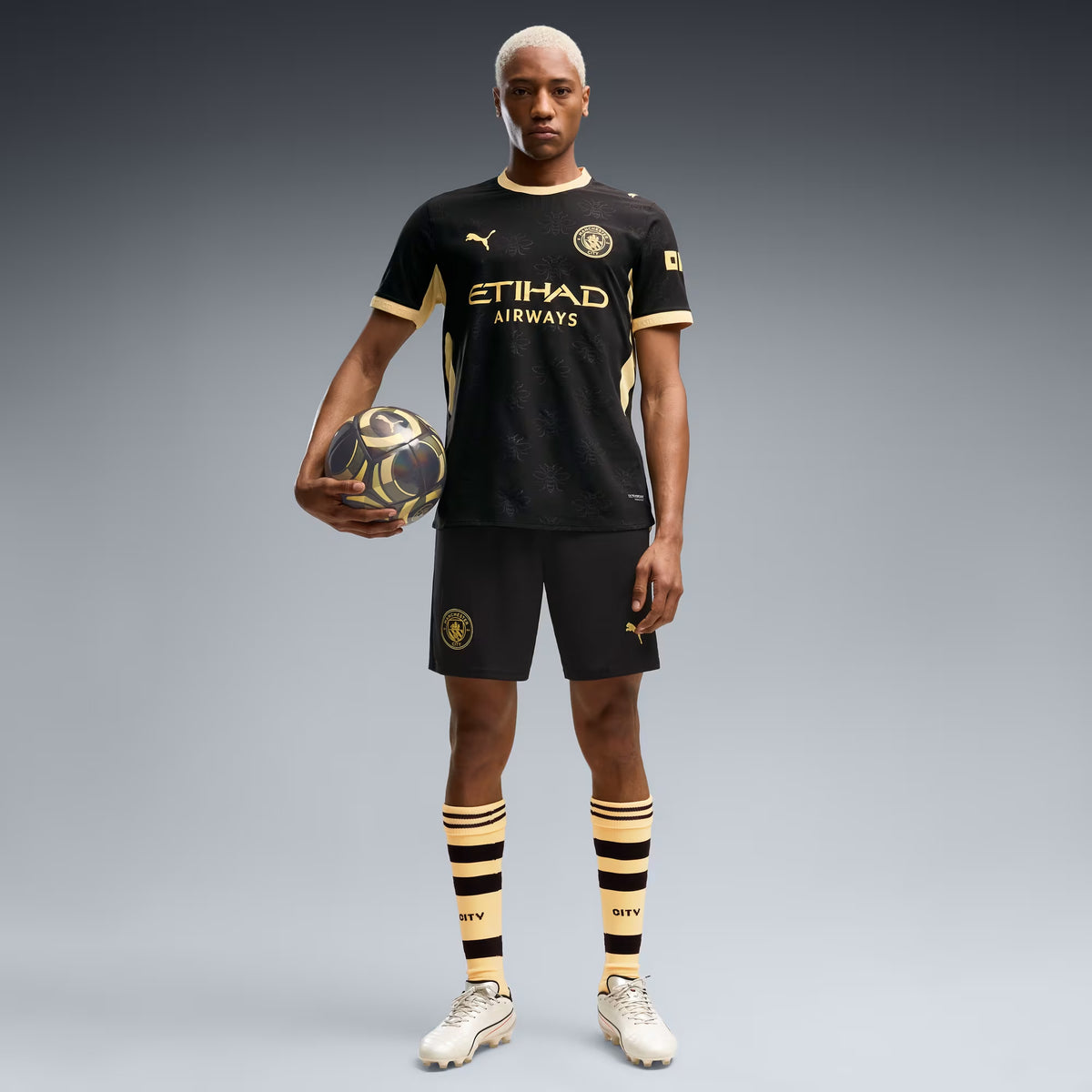 PUMA Manchester City 2026/27 Match Away Men's Soccer Authentic Jersey - PUMA Black-Flaxen
