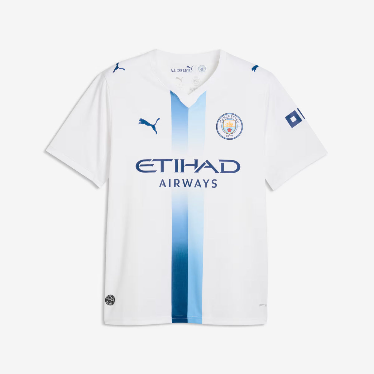 PUMA Manchester City 2026/27 Stadium Third Men's Soccer Jersey - PUMA White-Blazing Blue