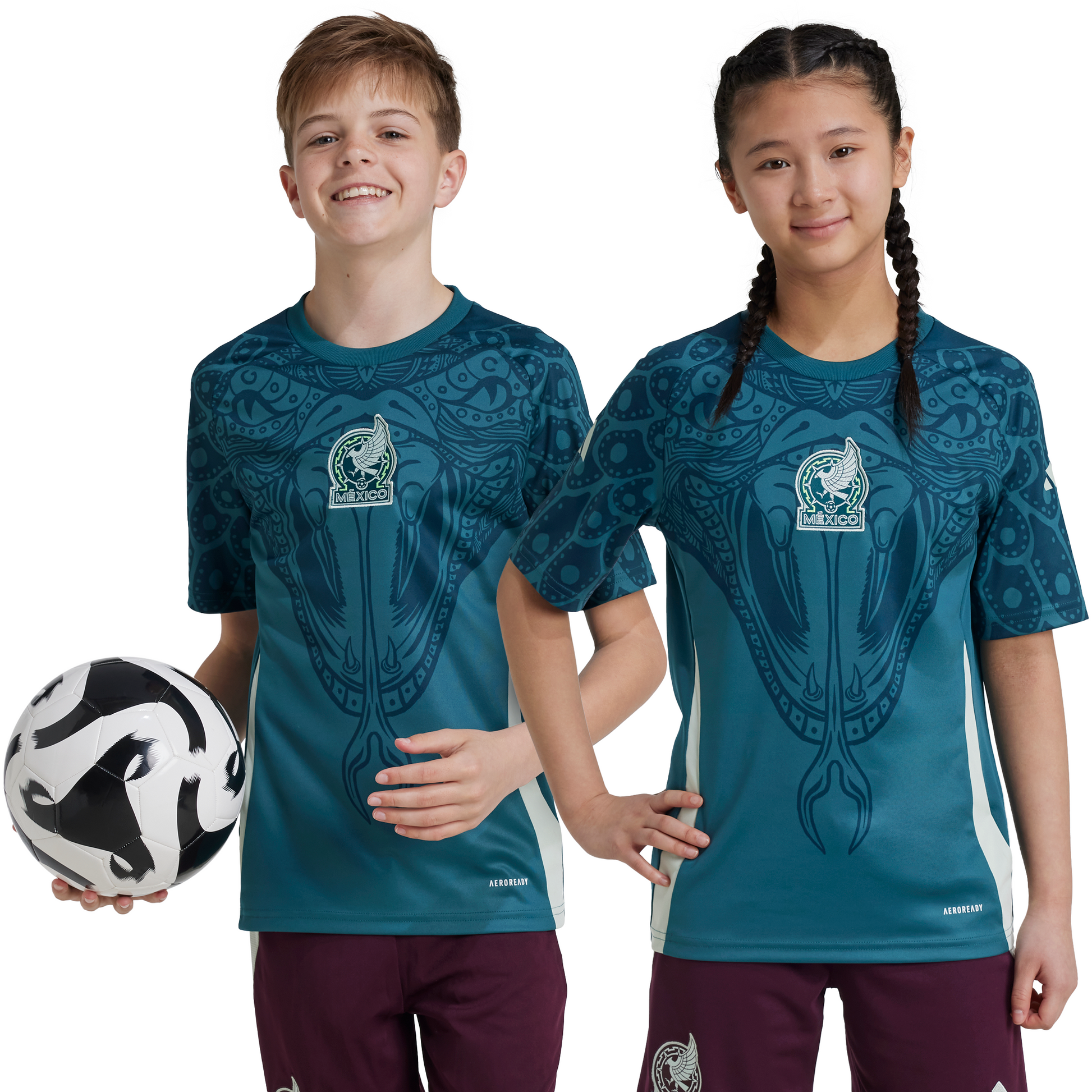 Adidas Mexico Youth 2024 Pre-Match Jersey