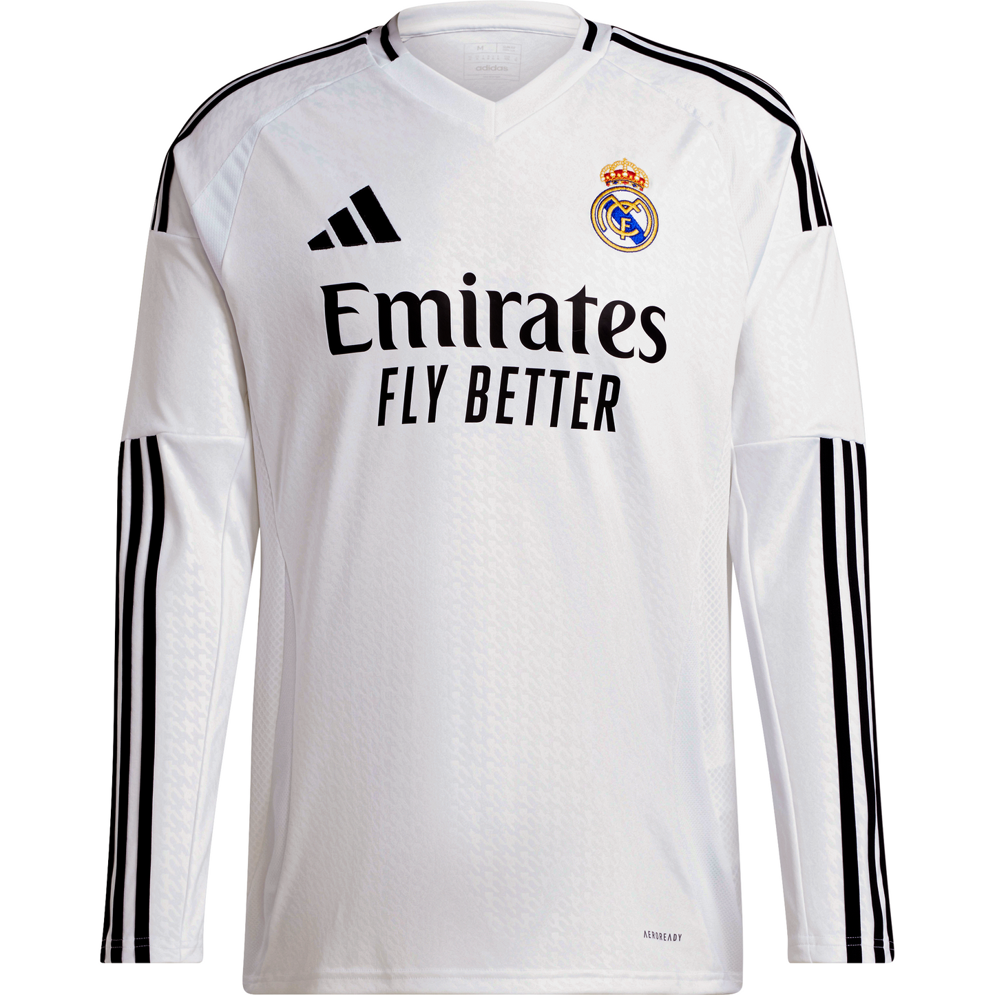 Adidas Real Madrid Men's 24/25 Long Sleeve Home Jersey