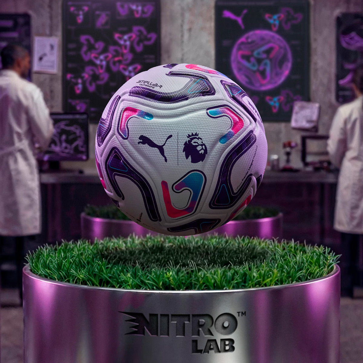 PUMA STELLAR NITRO™ Ultimate Premier League FIFA® Quality Pro Soccer Ball - PUMA White-multicolor