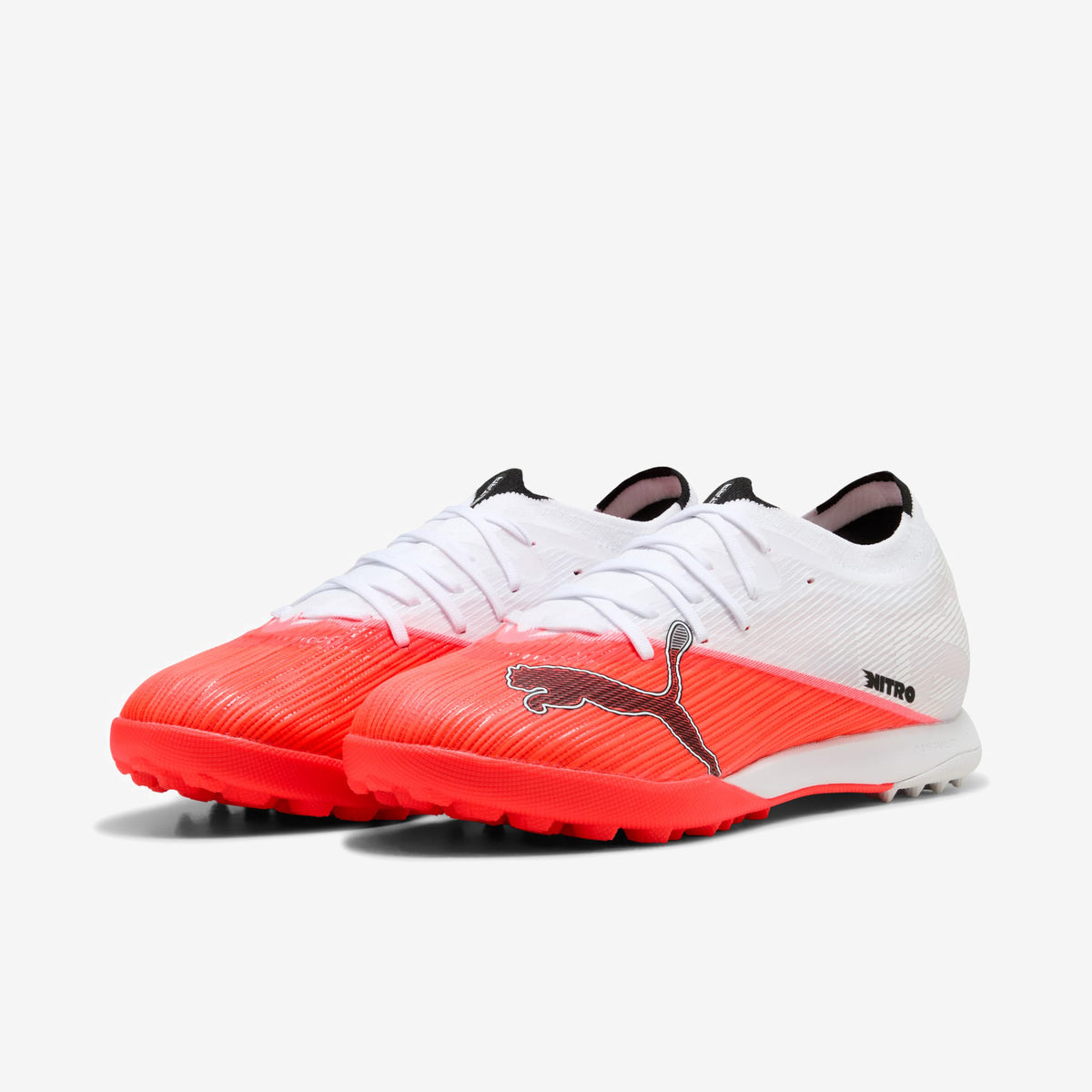 PUMA ULTRA NITRO™ 7 MATCH Turf Low-Top Soccer Shoes - Ultra Red-PUMA Black-PUMA White