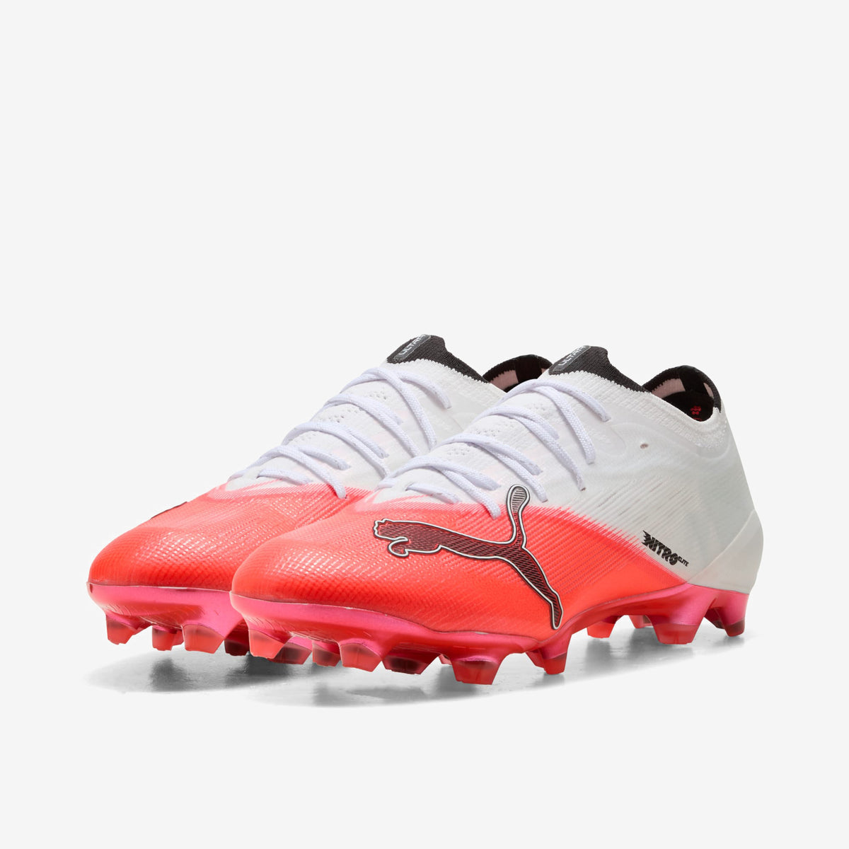 PUMA ULTRA NITRO™ 7 ULTIMATE Firm-Ground Low-Top Soccer Cleats - Ultra Red-PUMA Black-PUMA White
