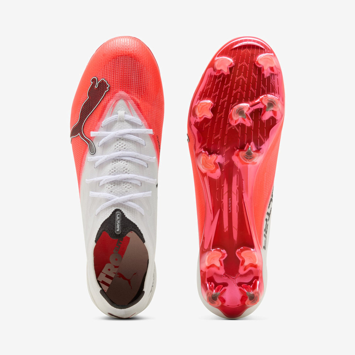 PUMA ULTRA NITRO™ 7 ULTIMATE Firm-Ground Low-Top Soccer Cleats - Ultra Red-PUMA Black-PUMA White