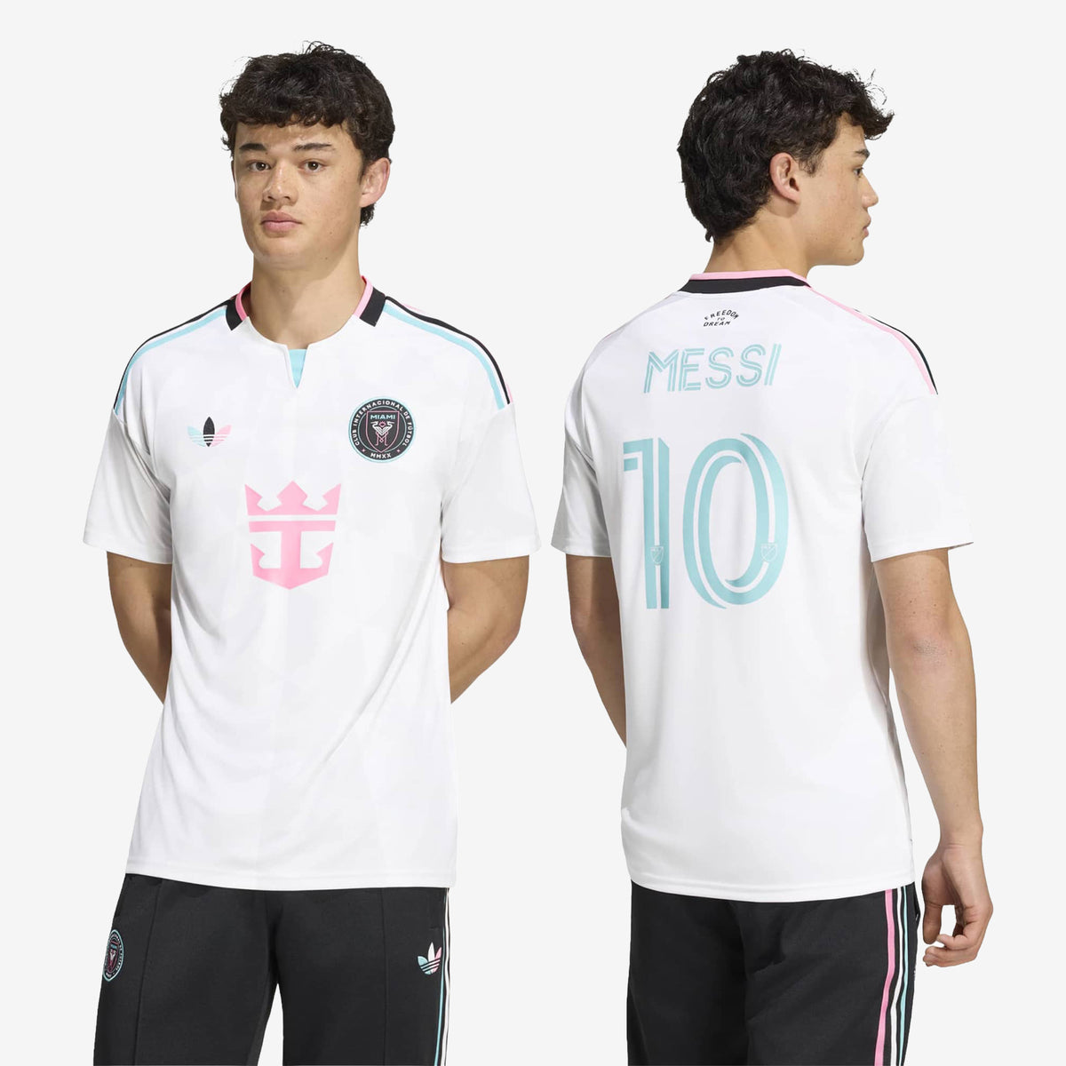 adidas Inter Miami CF 2026/27 Stadium Third Messi Men's Soccer Jersey - White