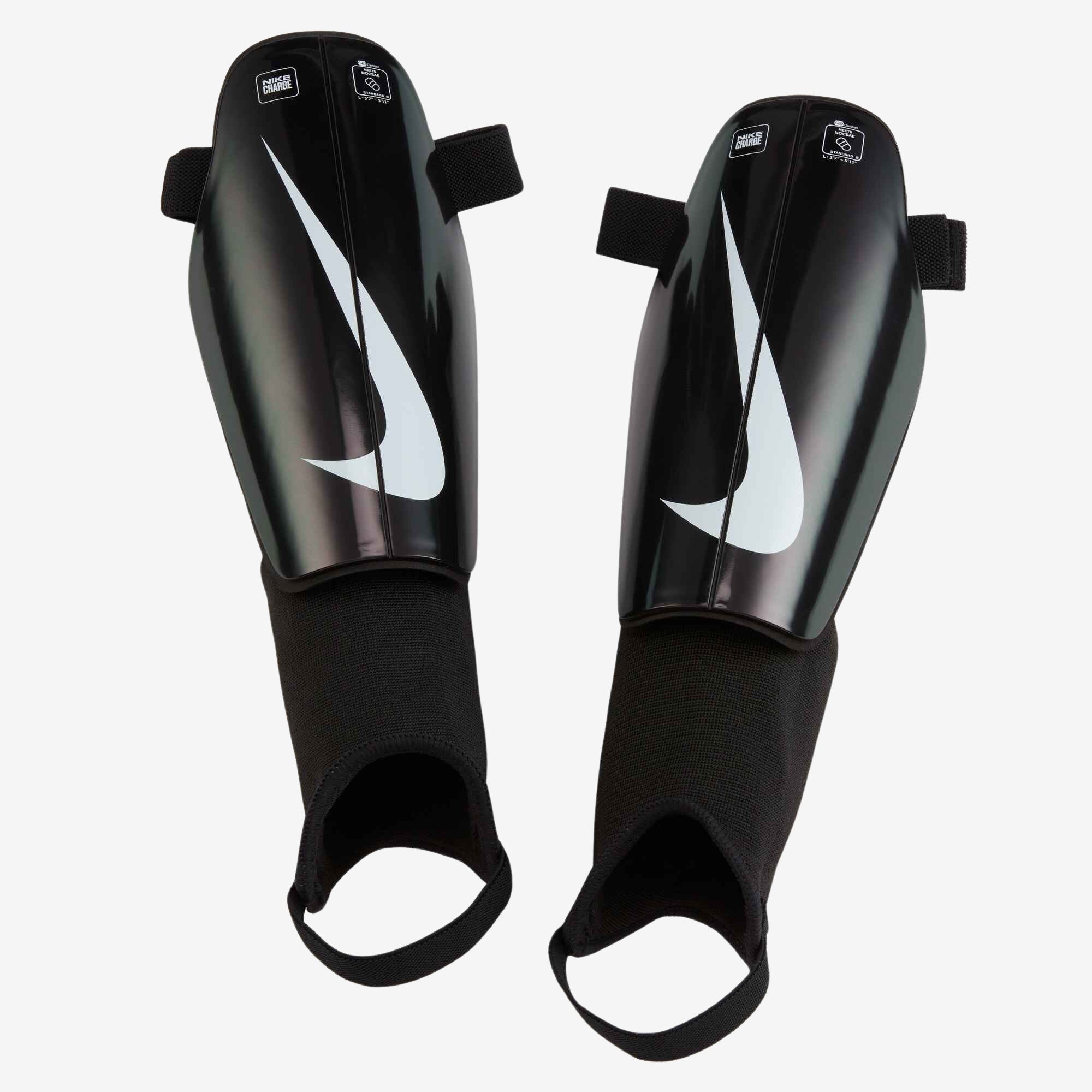 Nike Charge Soccer Shin Guards - Black/Black/White