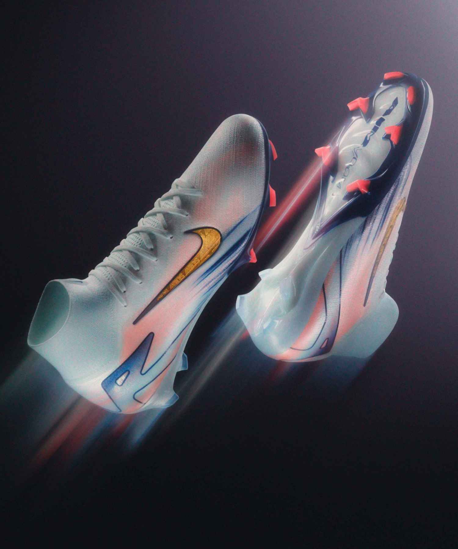 Nike Mercurial Dream Speed 009 soccer cleats featuring Air Zoom unit, tri-star studs and Vaporposite+ upper in light-reactive design