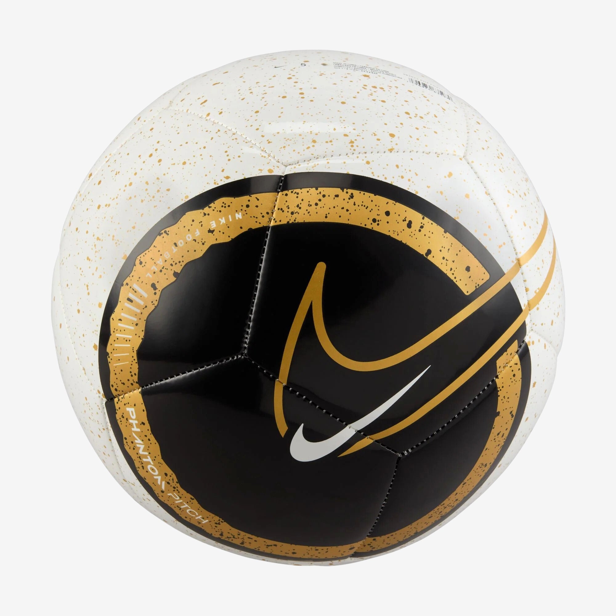 Nike Phantom Soccer Ball - White/Black/Gold/Gold