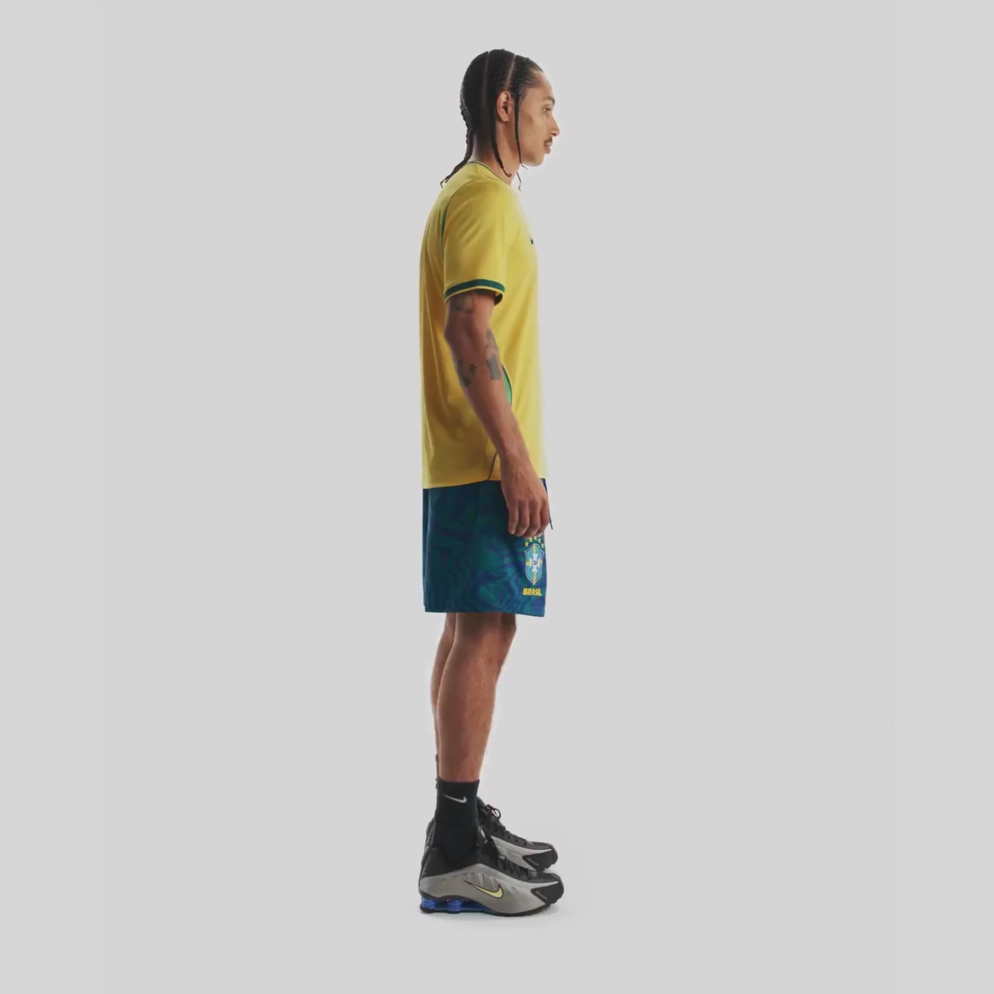 Nike Brazil 2026 Stadium Home Men's Dri-FIT Soccer Replica Jersey - Canary/Light Menta/Geode Teal