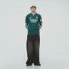 adidas Real Madrid 2026/27 Stadium Away Men's Soccer Long-Sleeve Jersey - Aurora Ivy