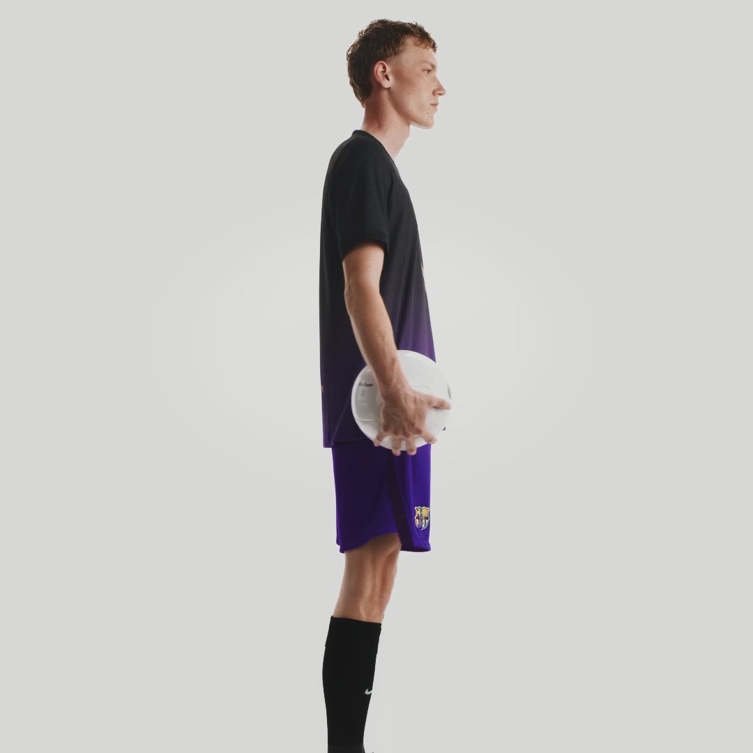 Nike FC Barcelona 2026/27 Match Away Men's Kobe Aero-FIT Soccer Authentic Jersey - Field Purple/Field Purple/Metallic Gold